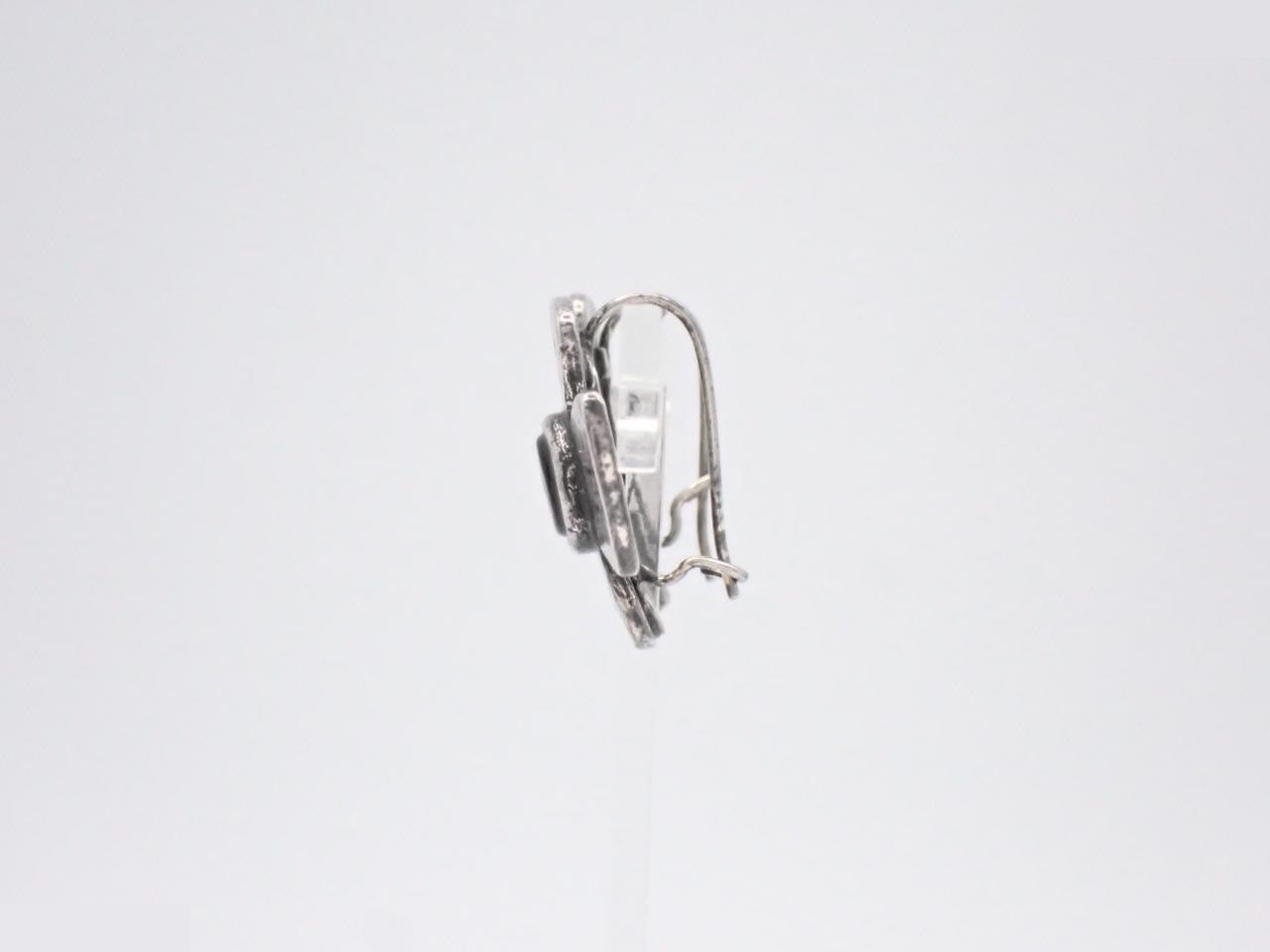 Gripoa Silver Earrings, with markings, 99A — view 3