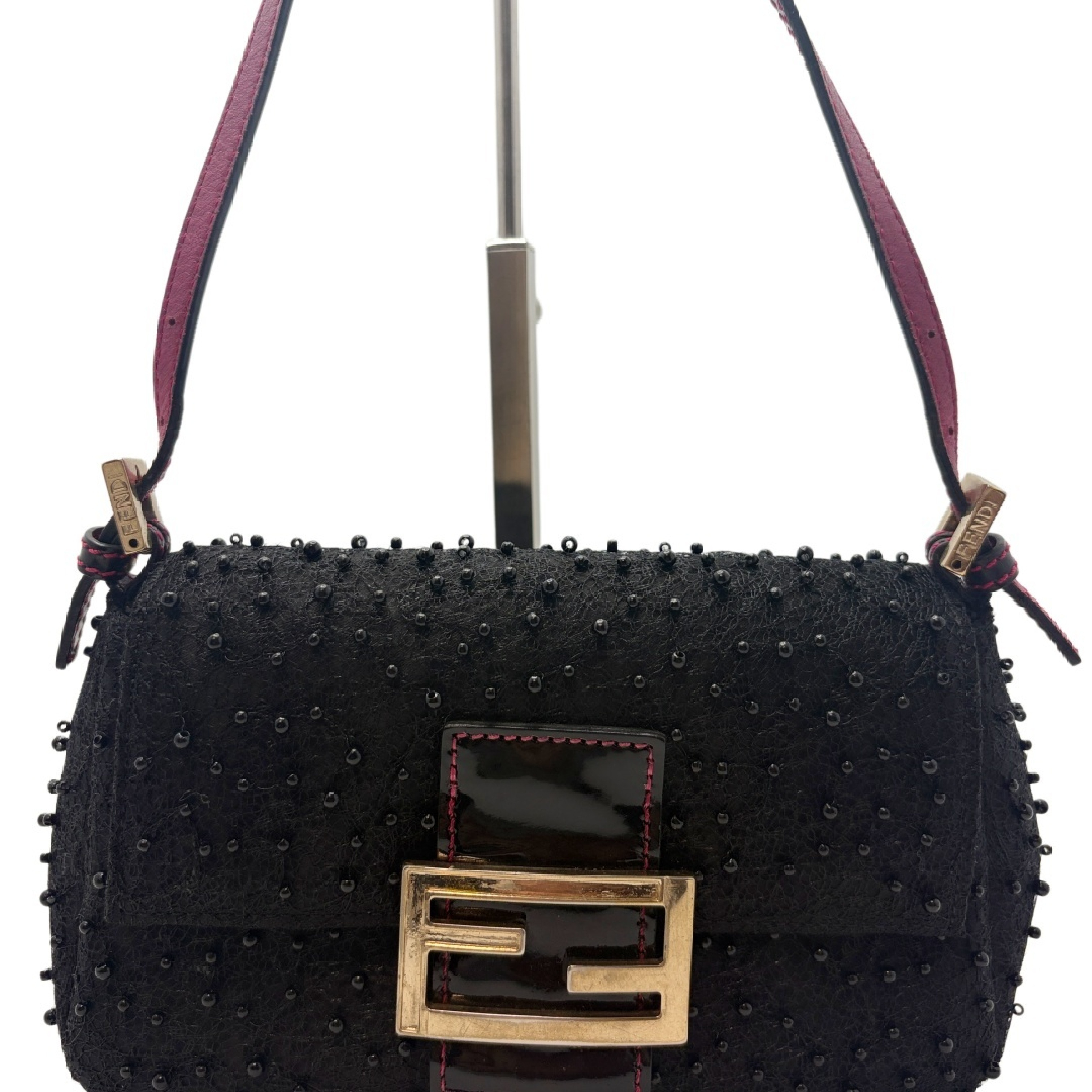 Mini Mamma Bucket Beaded Shoulder Bag