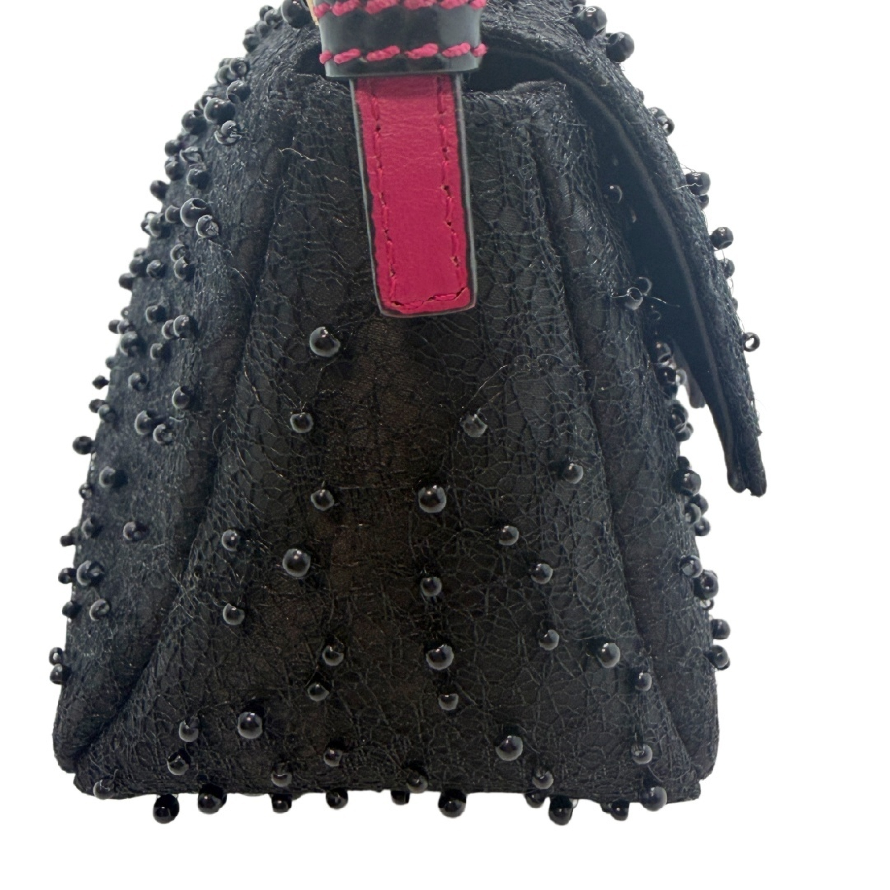 Mini Mamma Bucket Beaded Shoulder Bag — view 6