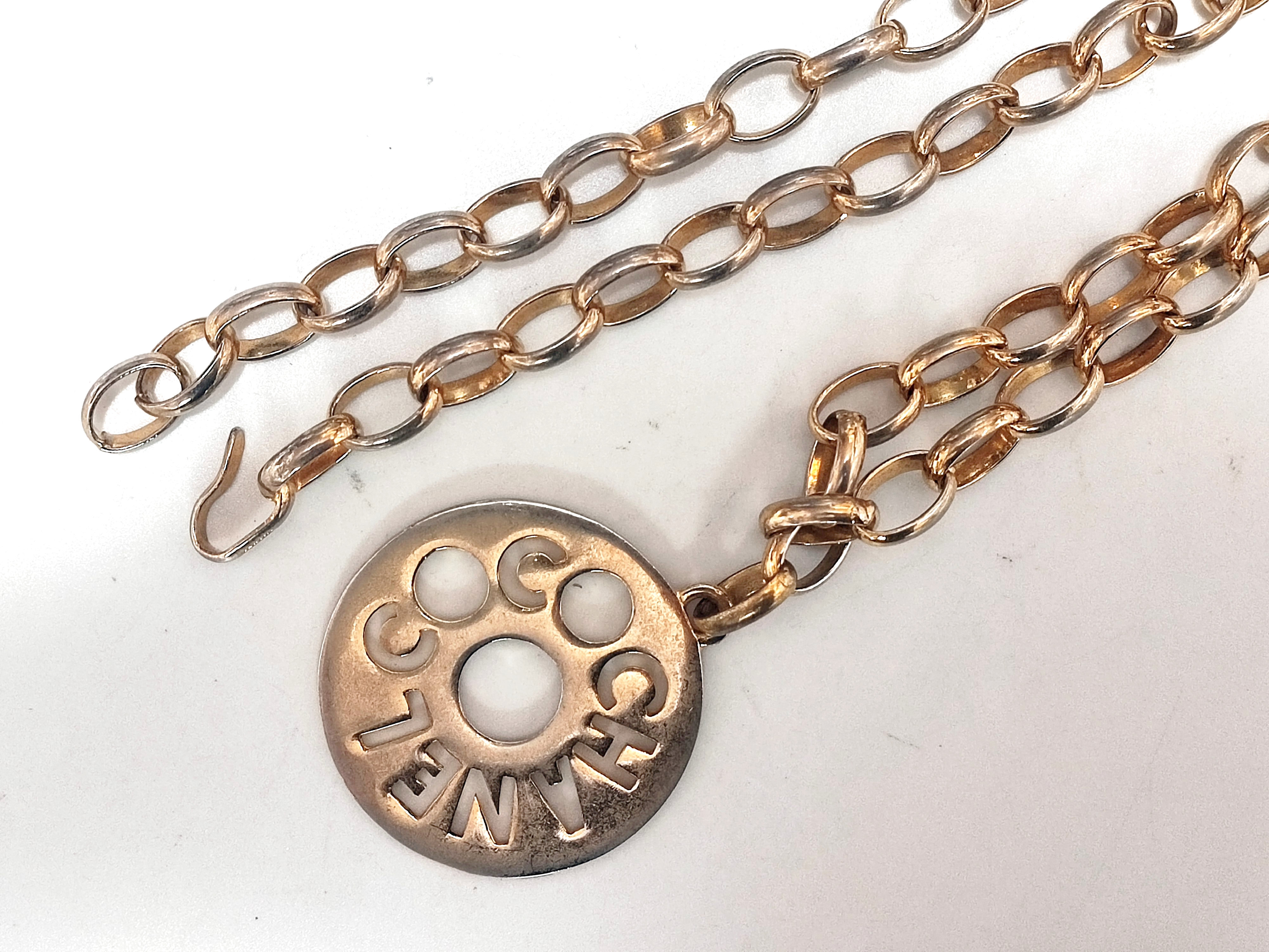 Logo Circle Necklace — view 5