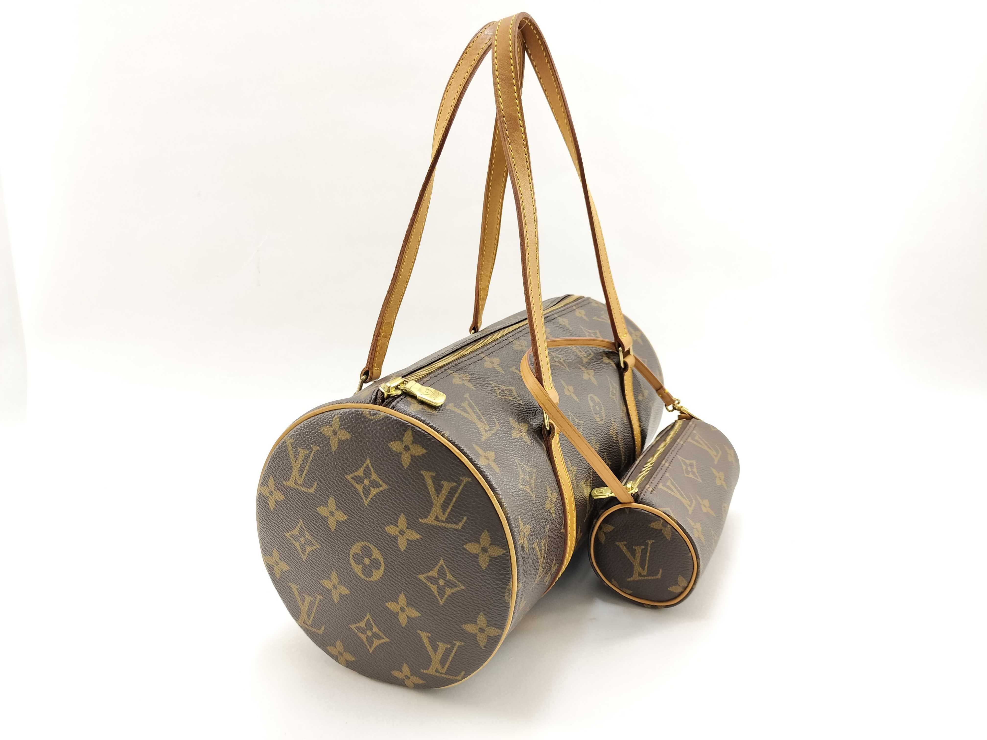 Monogram Papillon 30 M51385 Brown Handbag — view 5