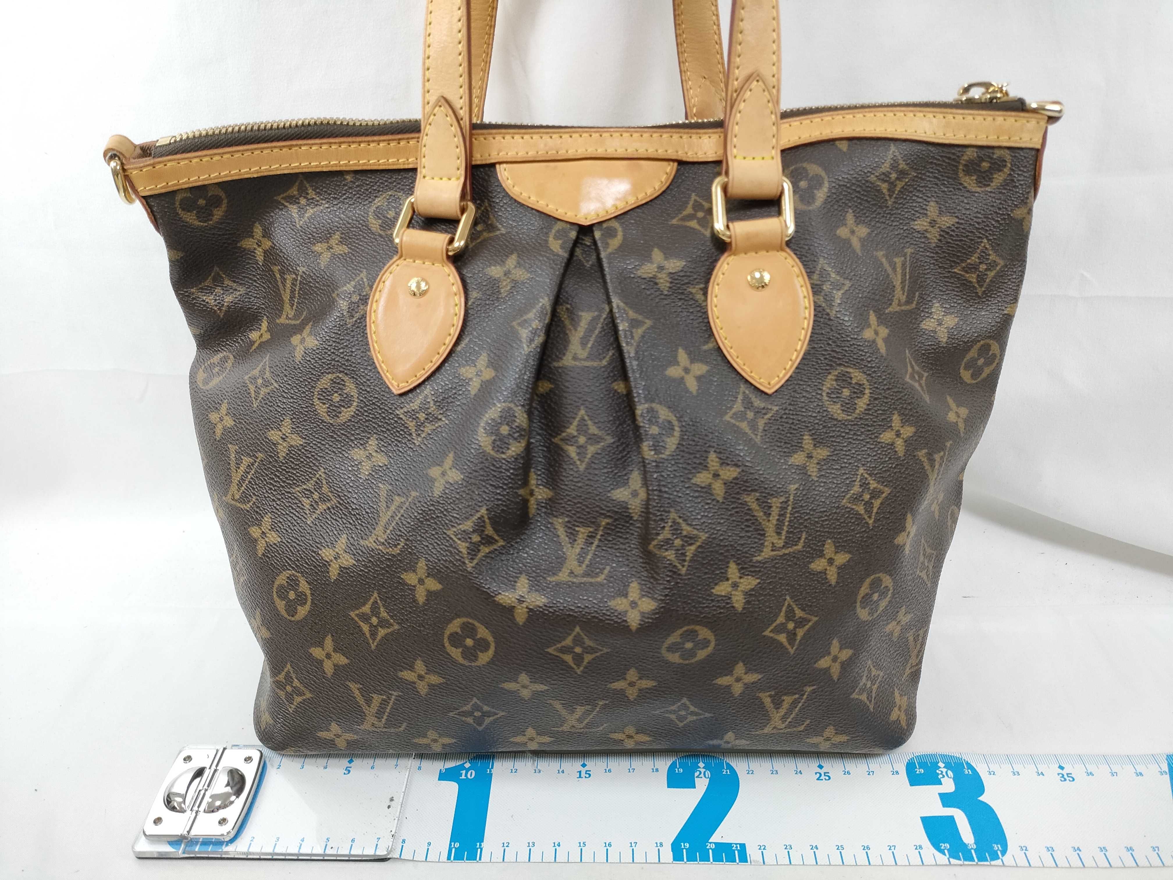 Monogram Palermo PM M40145 2-Way Tote Bag (Brown) — view 2