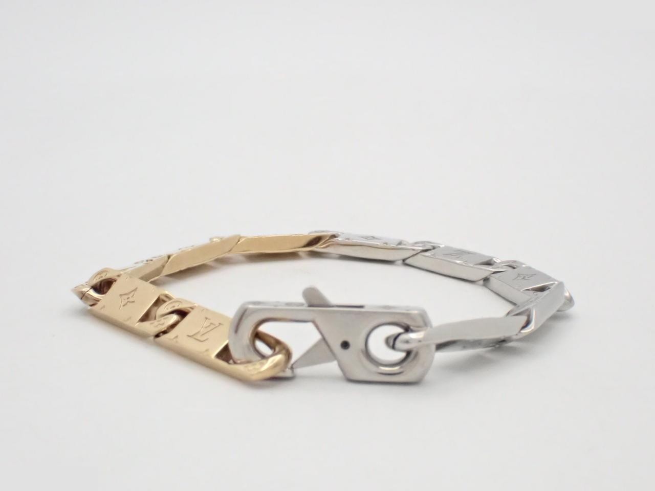 Metal GP Monogram Tie-Up Bracelet — view 2