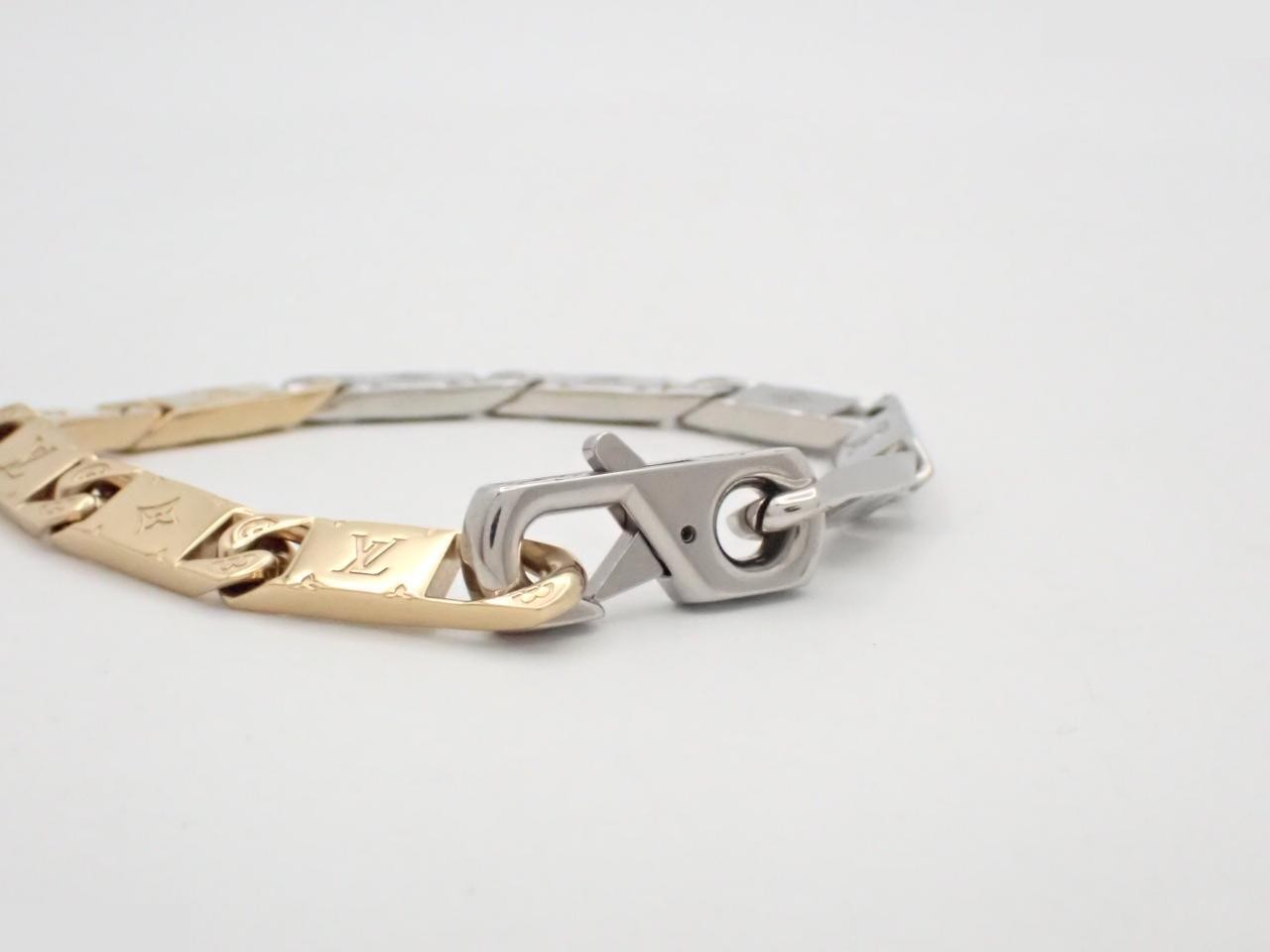 Metal GP Monogram Tie-Up Bracelet — view 3