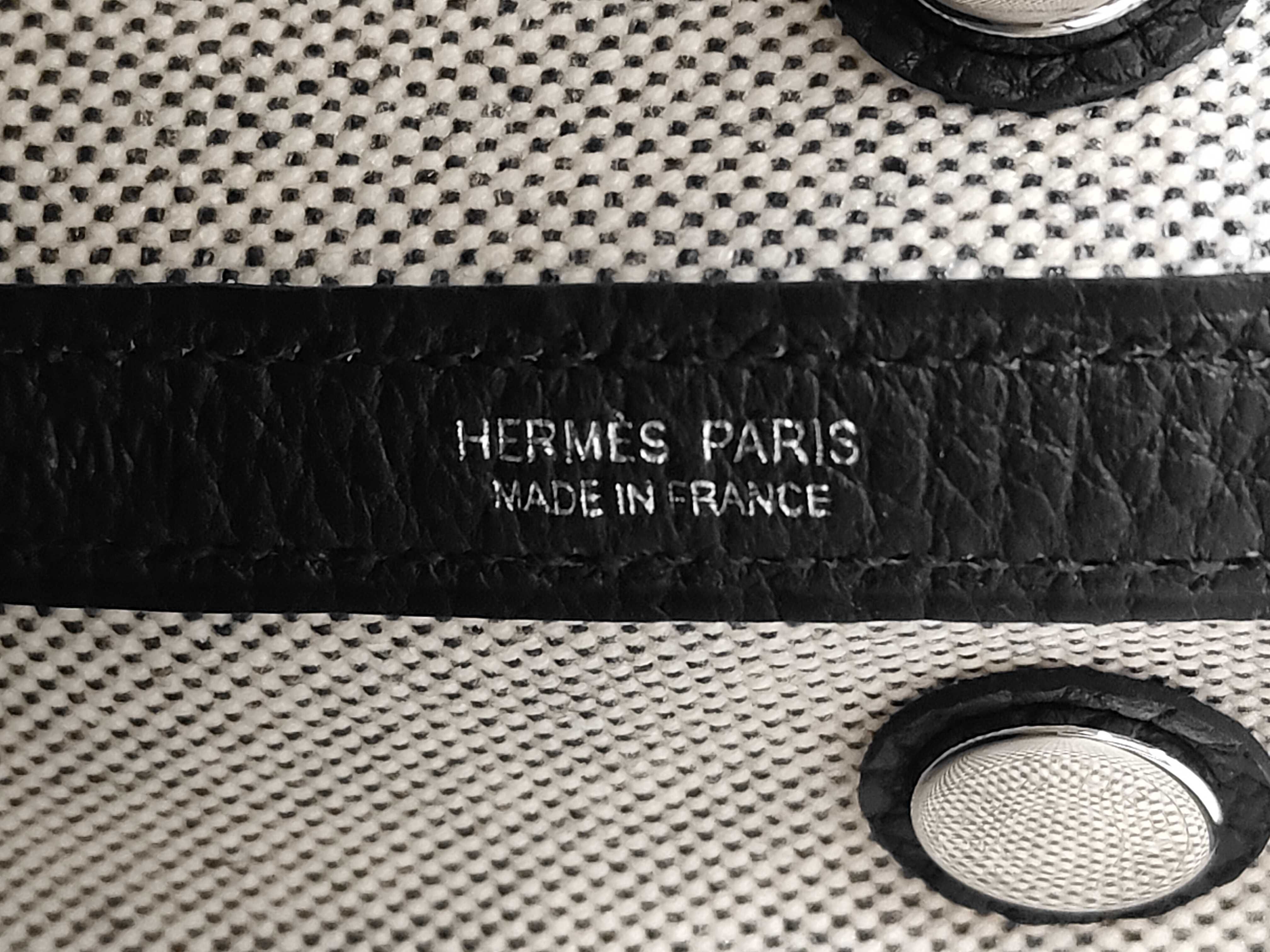 Garden Party Neo Black Negonda/Toile Silver Hardware G Stamp Handbag — view 9