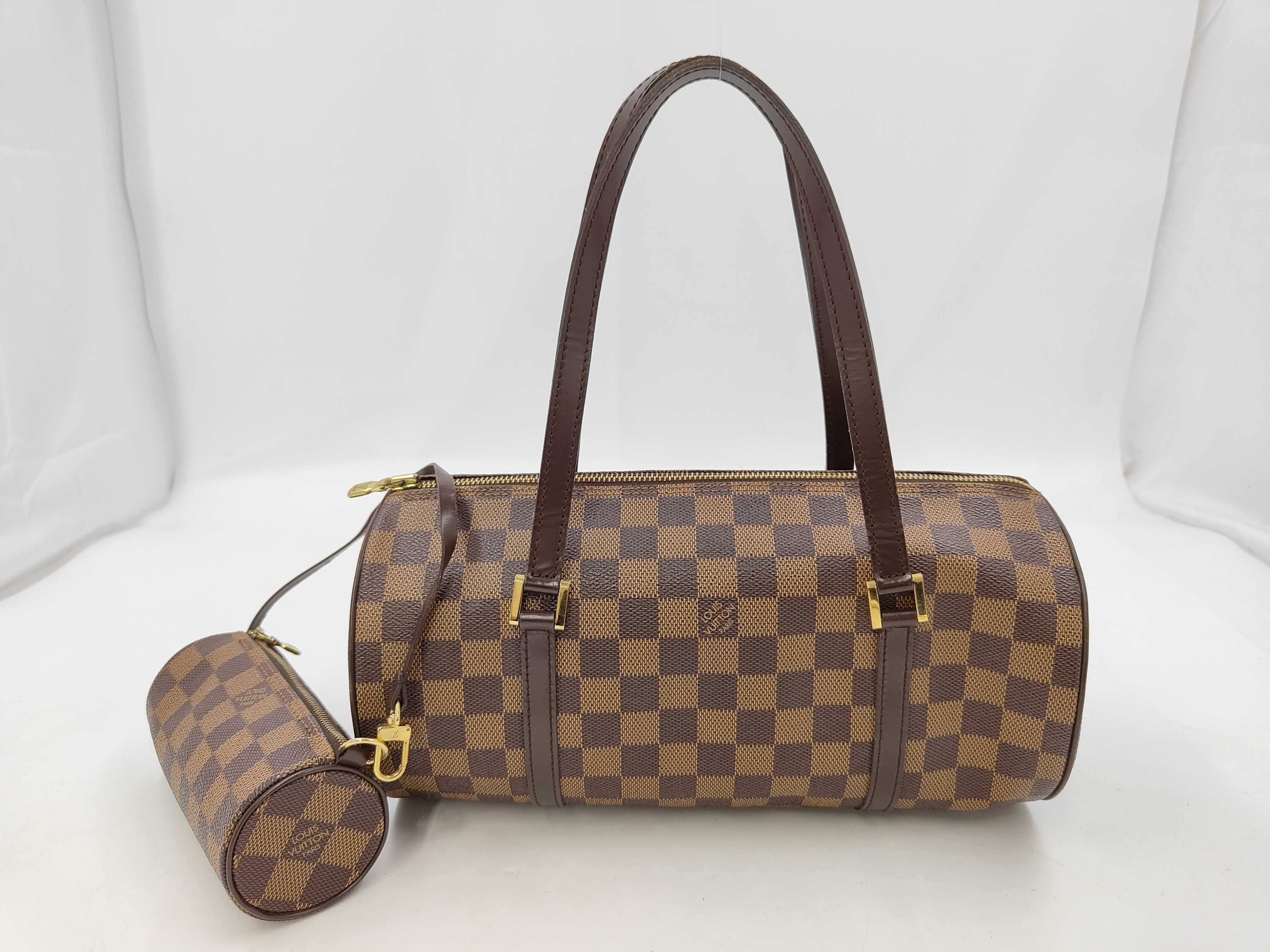 Damier LV Papillon Handbag