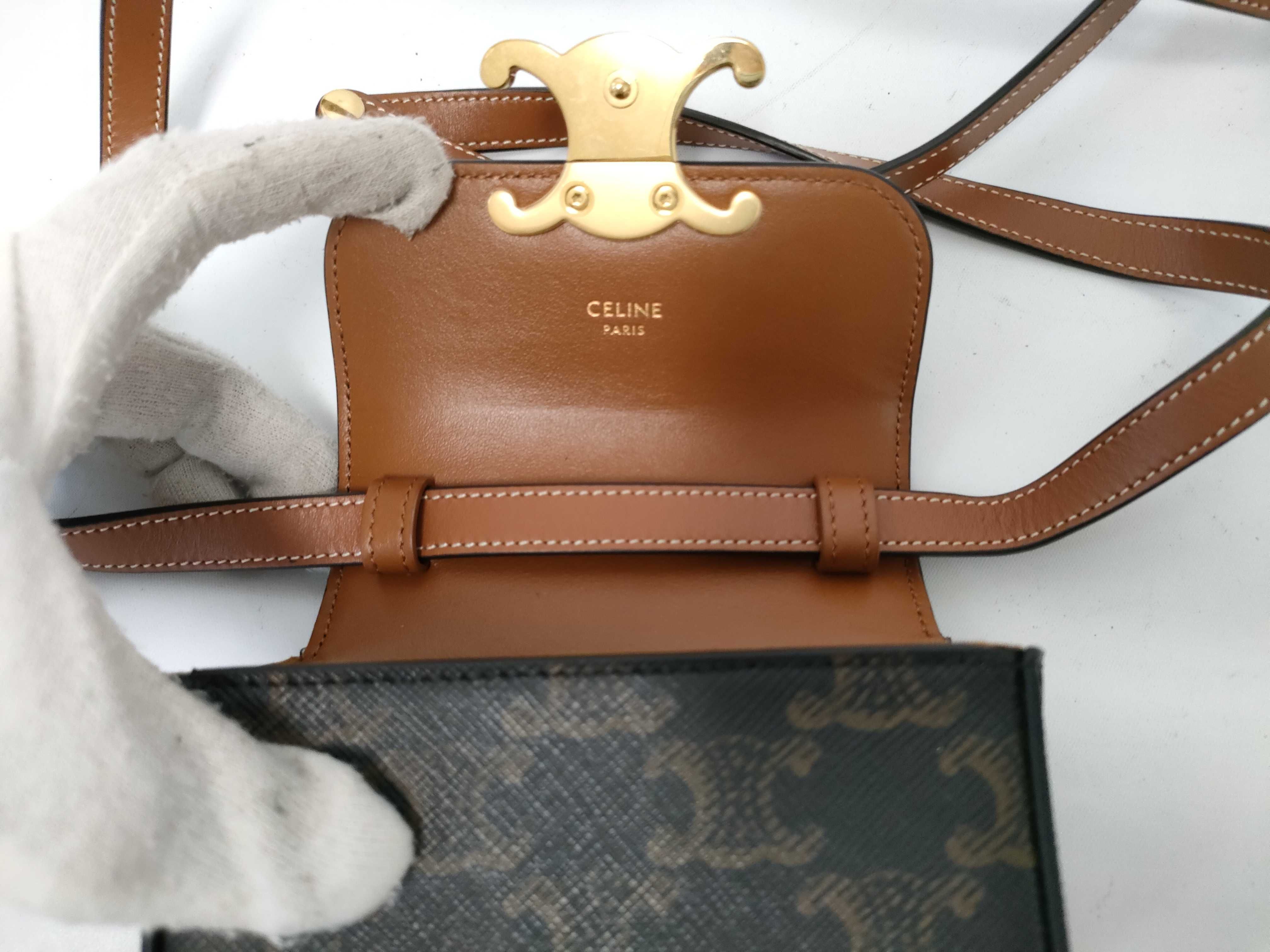 Mini Triomphe Shoulder Bag — view 11