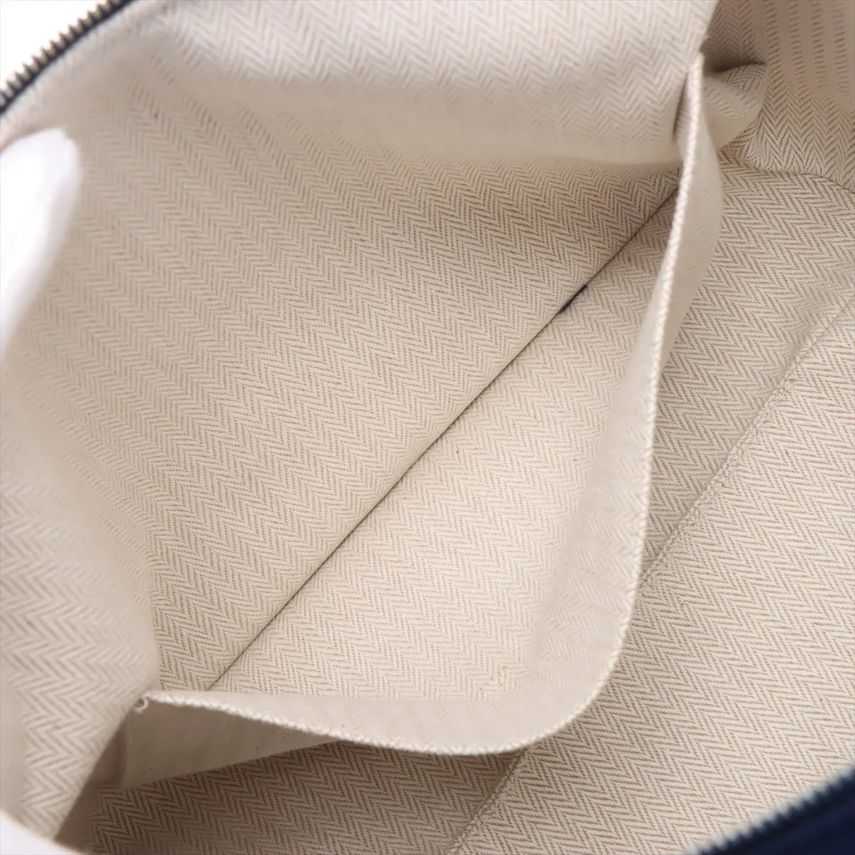 Bride à Black GM Canvas Navy Silver Hardware — view 8