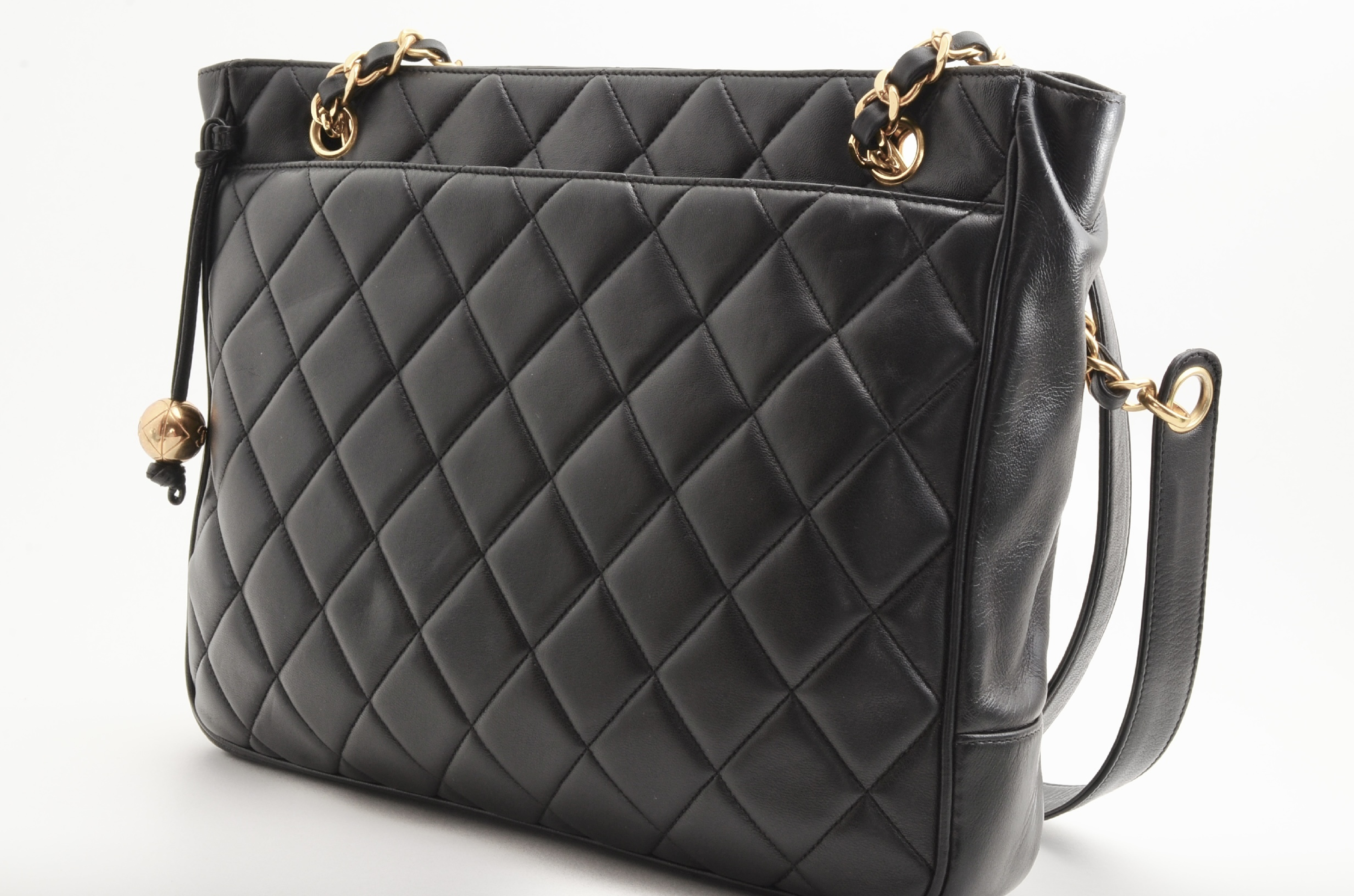 Matelassé Lambskin Coco Ball Shoulder Bag — view 2