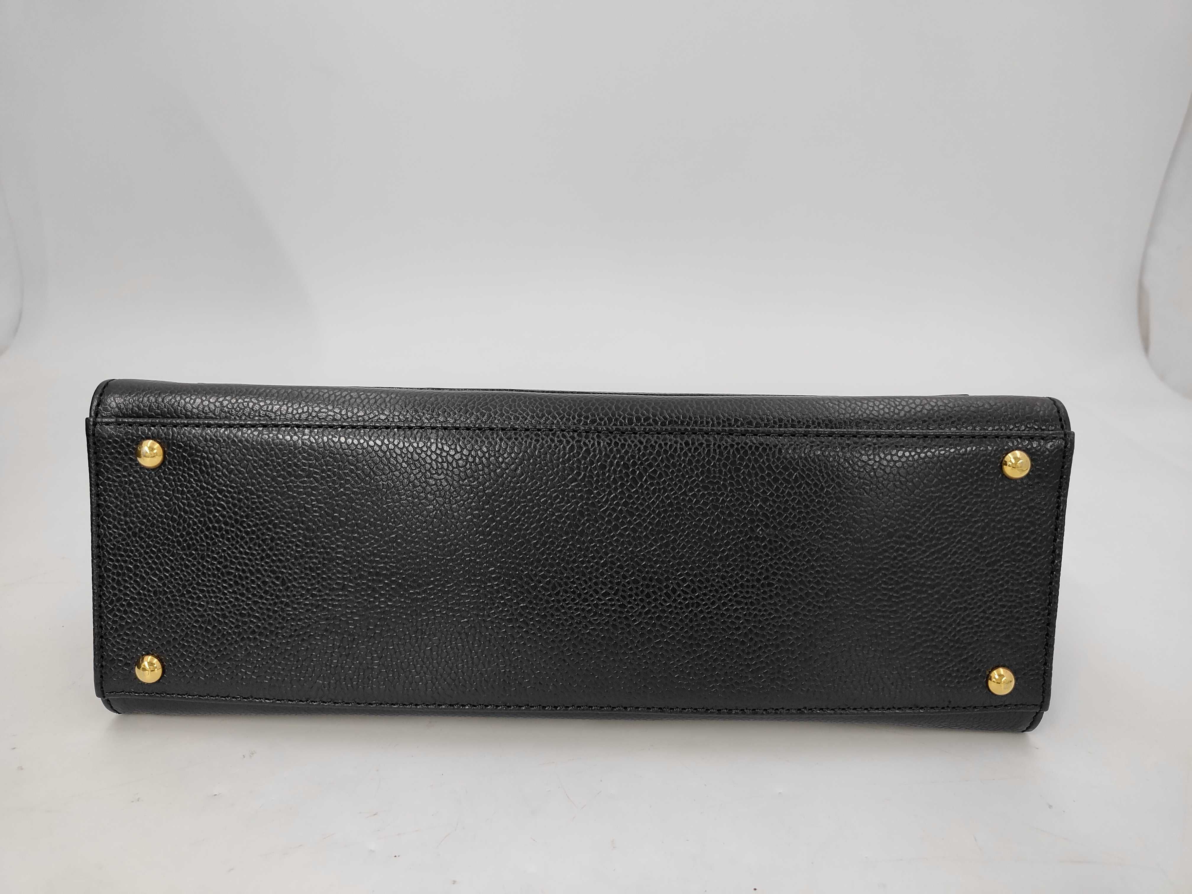 Coco Mark Chain Shoulder Caviar Skin Shoulder Bag — view 4