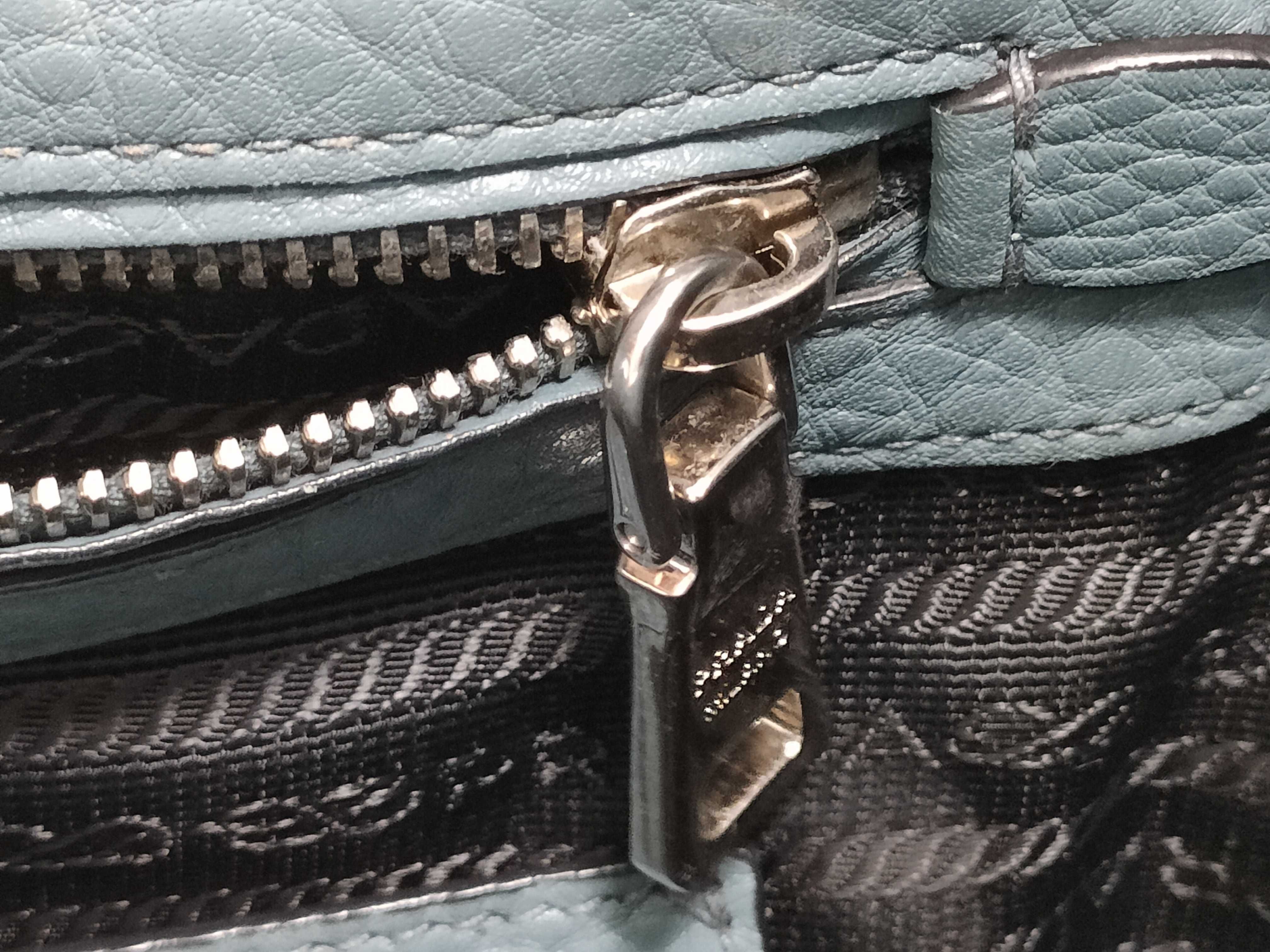 2-way tote bag, Vitello, blue tote bag — view 15