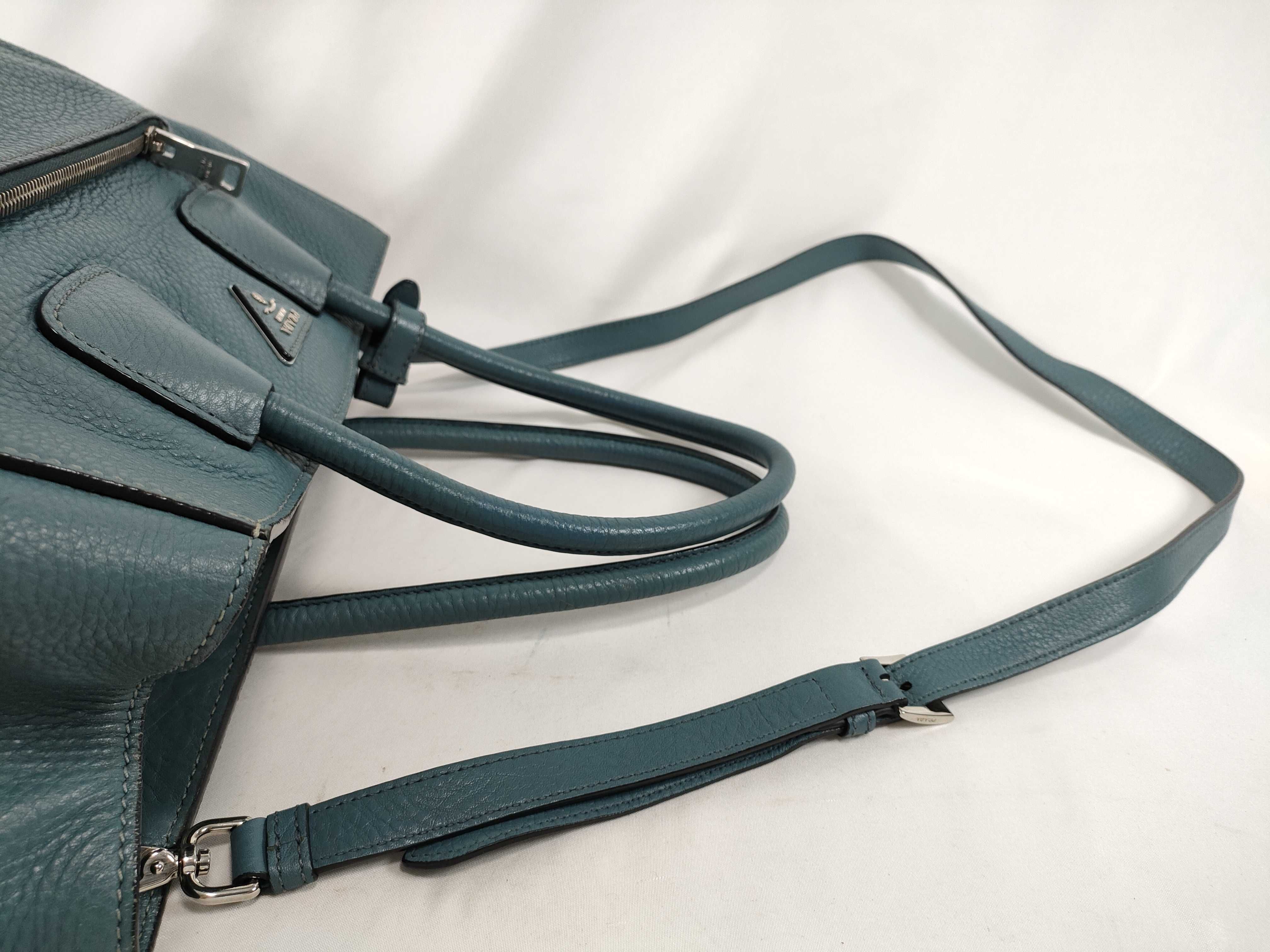 2-way tote bag, Vitello, blue tote bag — view 6
