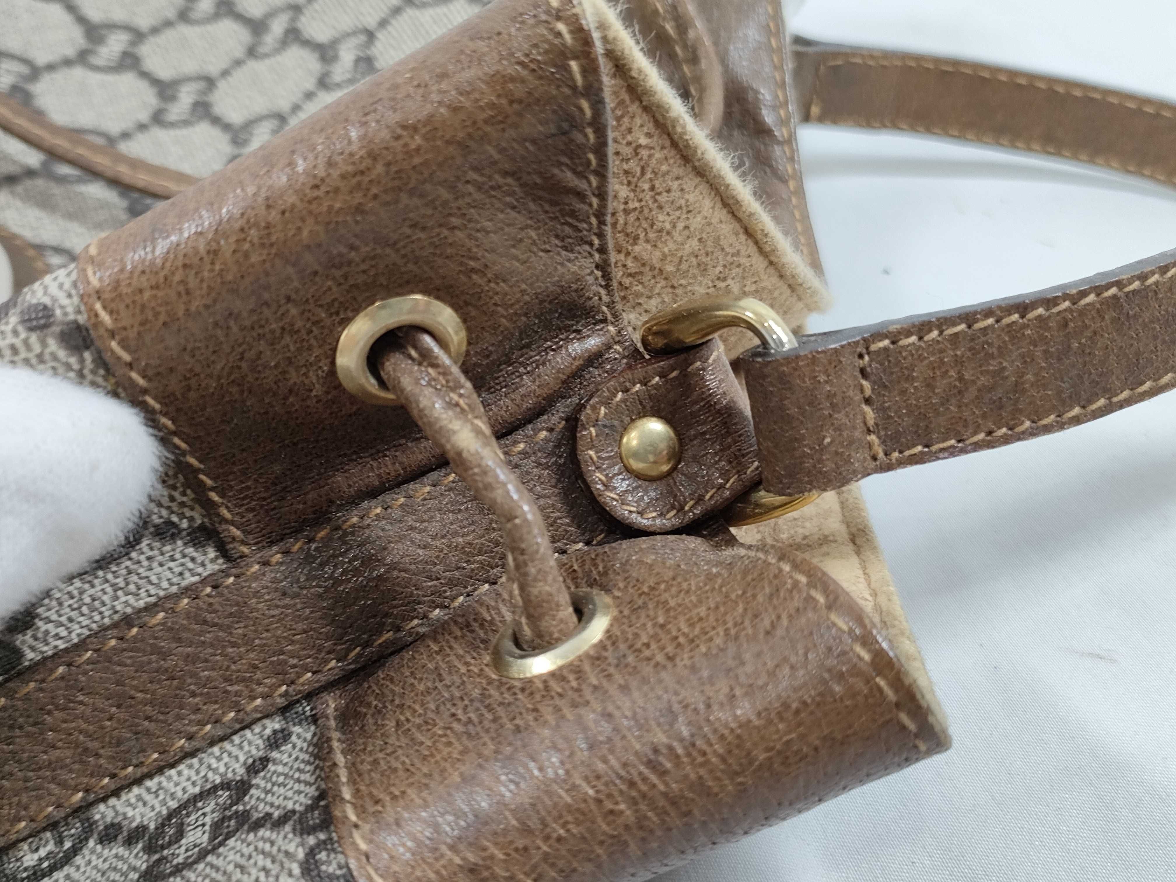 GG Supreme Plus Drawstring Shoulder Bag — view 5