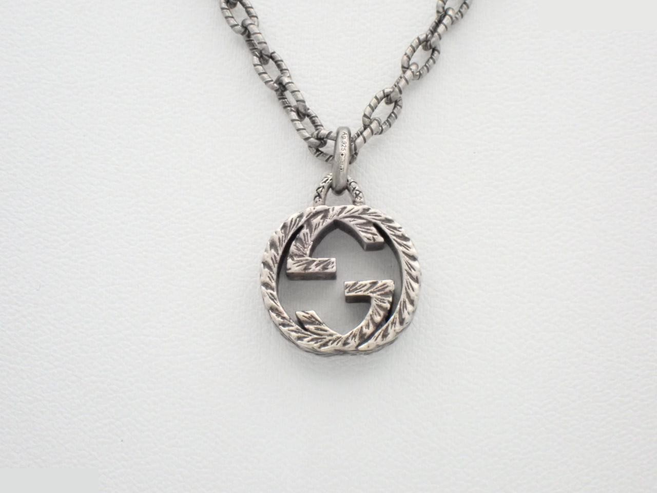 Necklace, 925 sterling silver, 17.4g, chain approximately 44cm