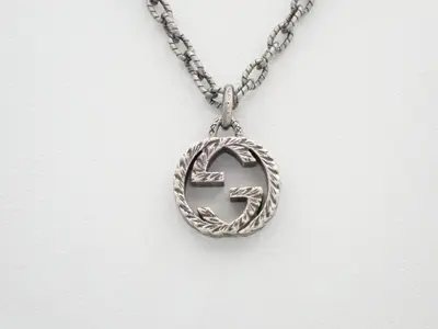 Necklace, 925 sterling silver, 17.4g, chain approximately 44cm