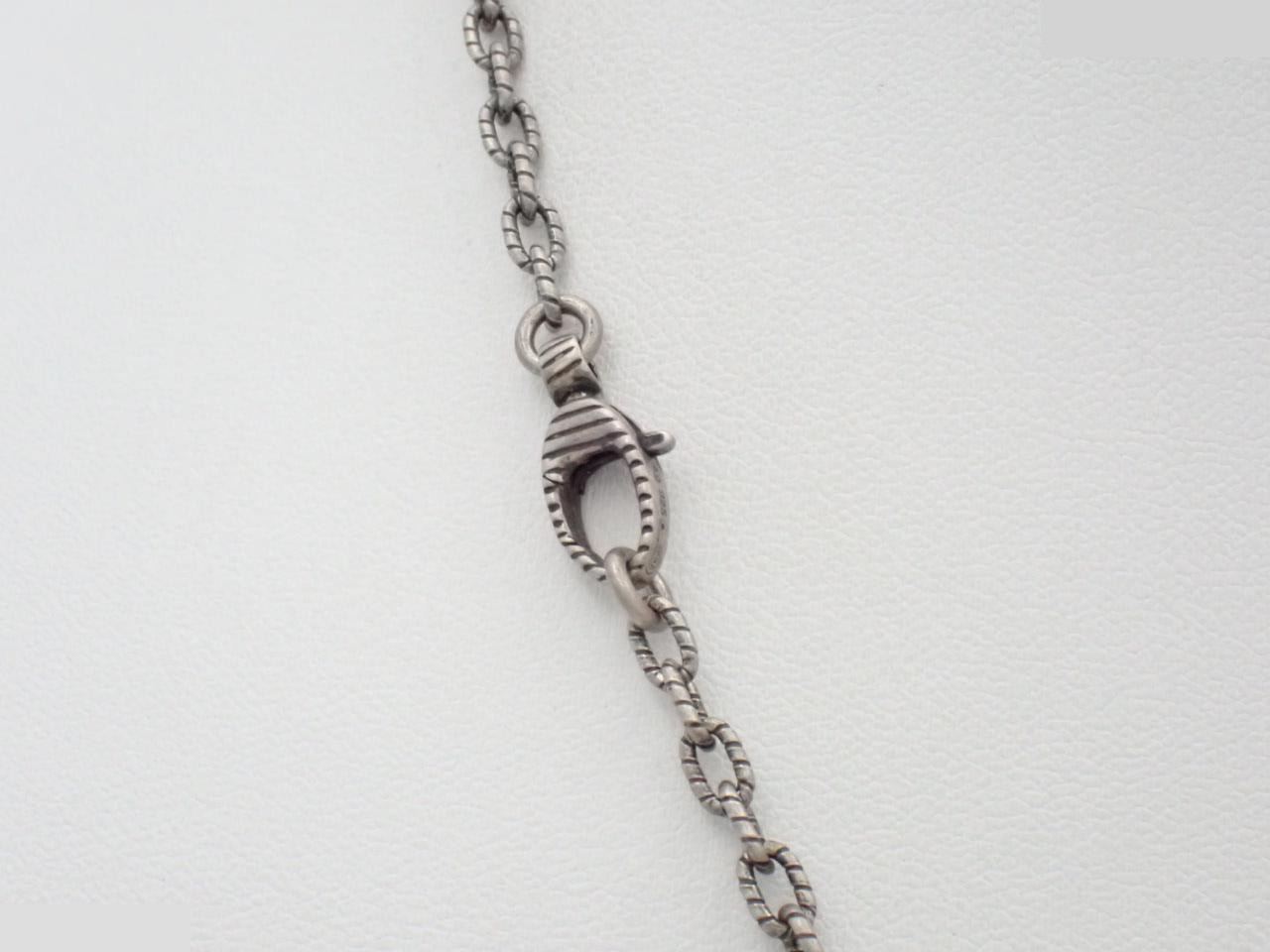 Necklace, 925 sterling silver, 17.4g, chain approximately 44cm — view 2