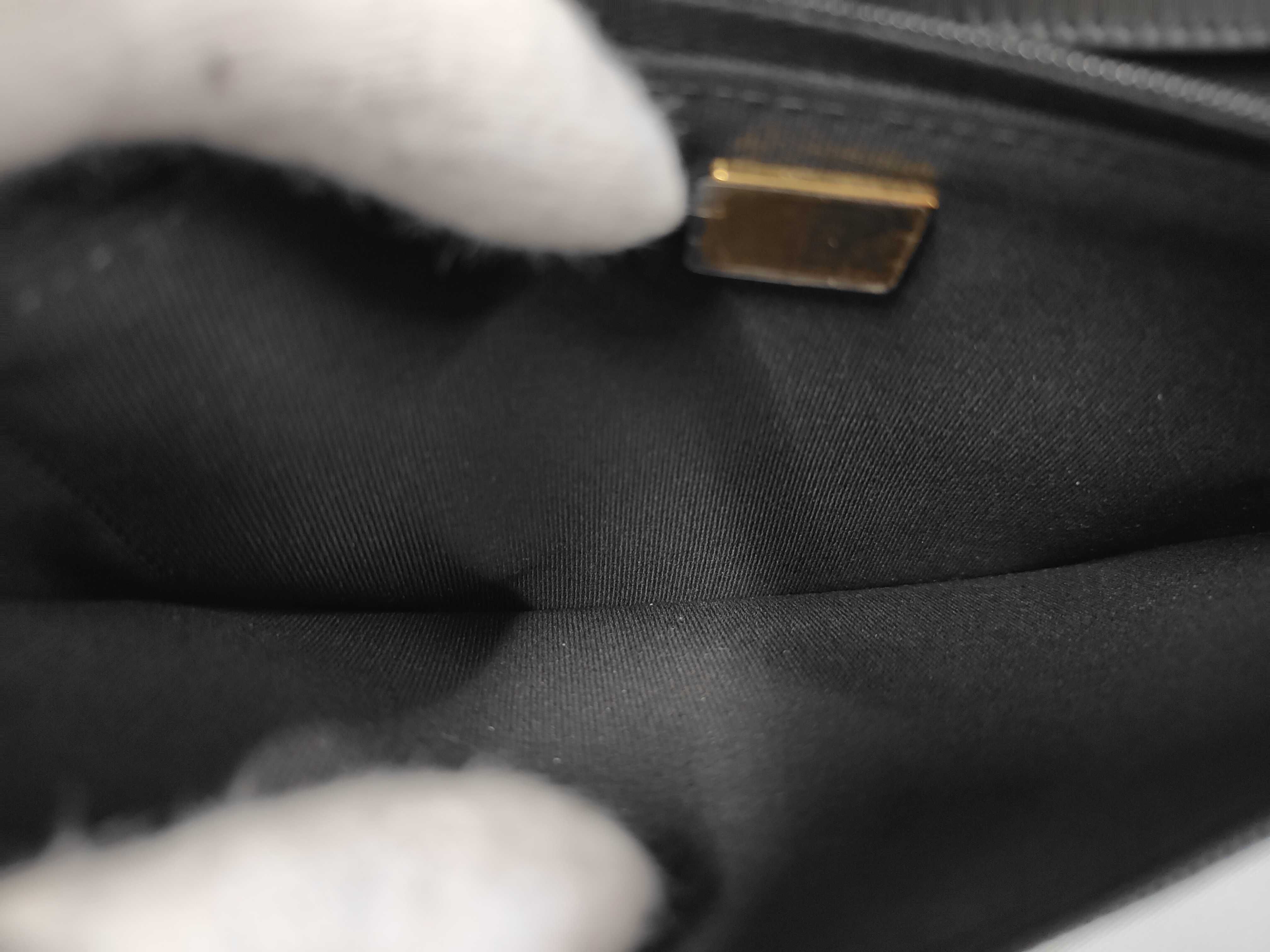 Matelassé Chain Shoulder Bag with Charm — view 8