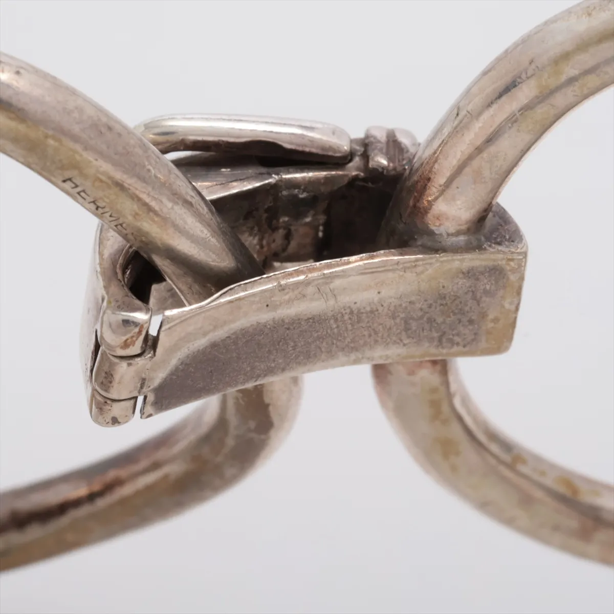 Horsebit Bracelet, 925 Sterling Silver, 77.6g, dents, — view 4