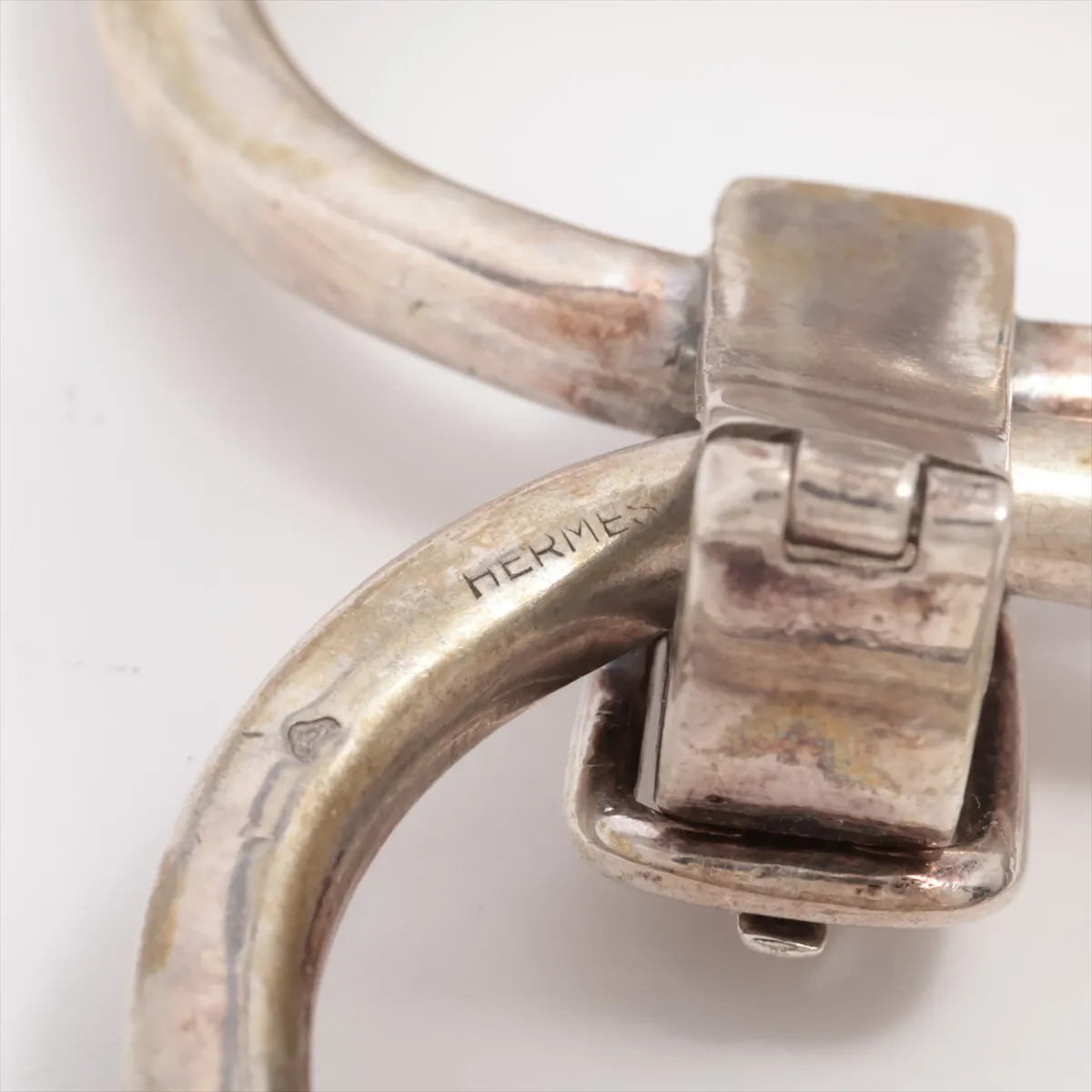 Horsebit Bracelet, 925 Sterling Silver, 77.6g, dents, — view 6