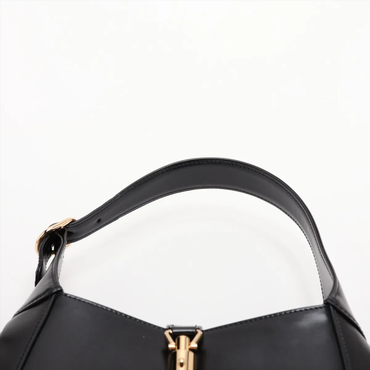 Jackie 1961 Leather Shoulder Bag, Black, 636709 — view 6
