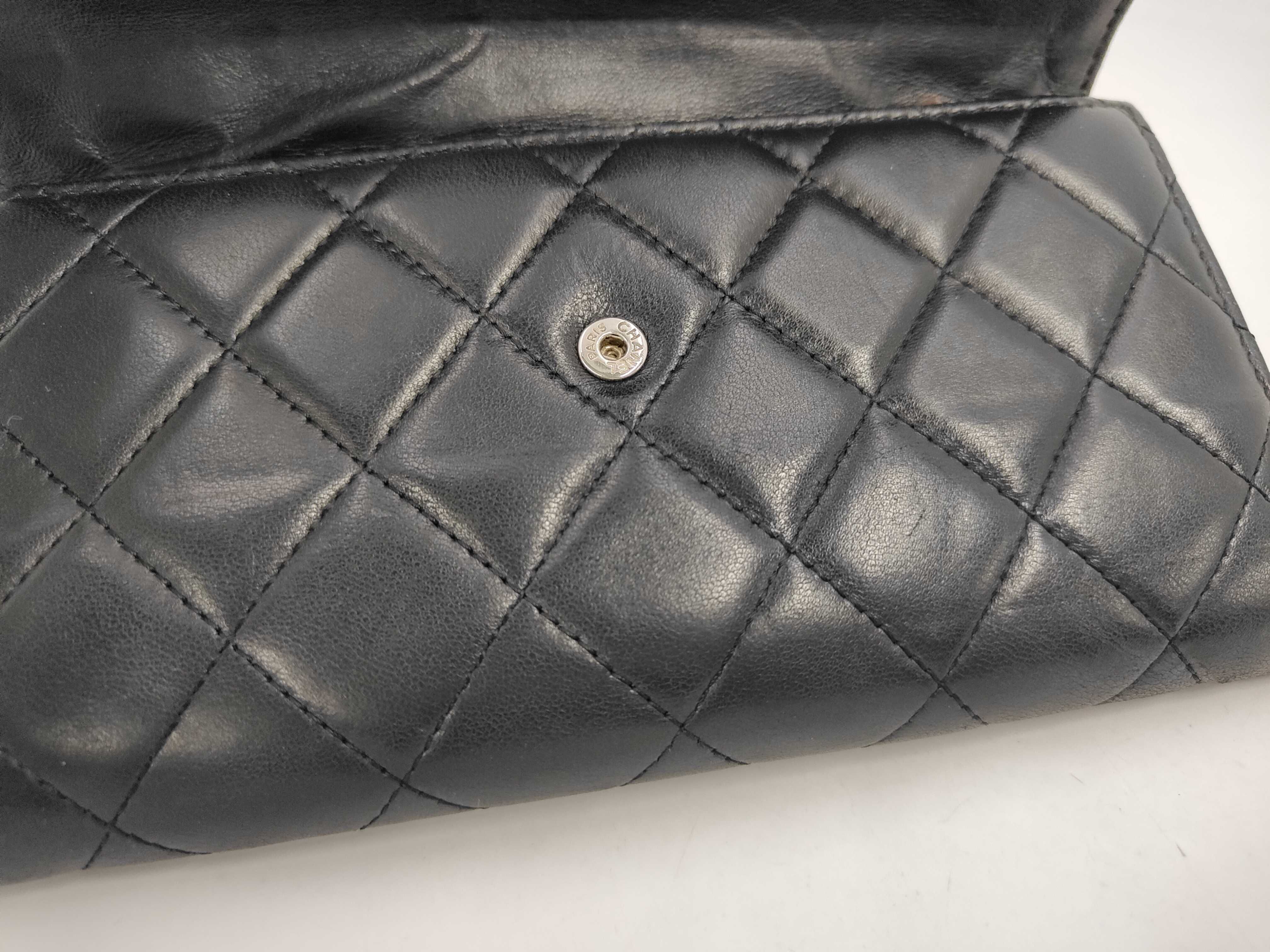 Matelassé Bi-fold Long Wallet, Black, Seal 18724390 — view 6