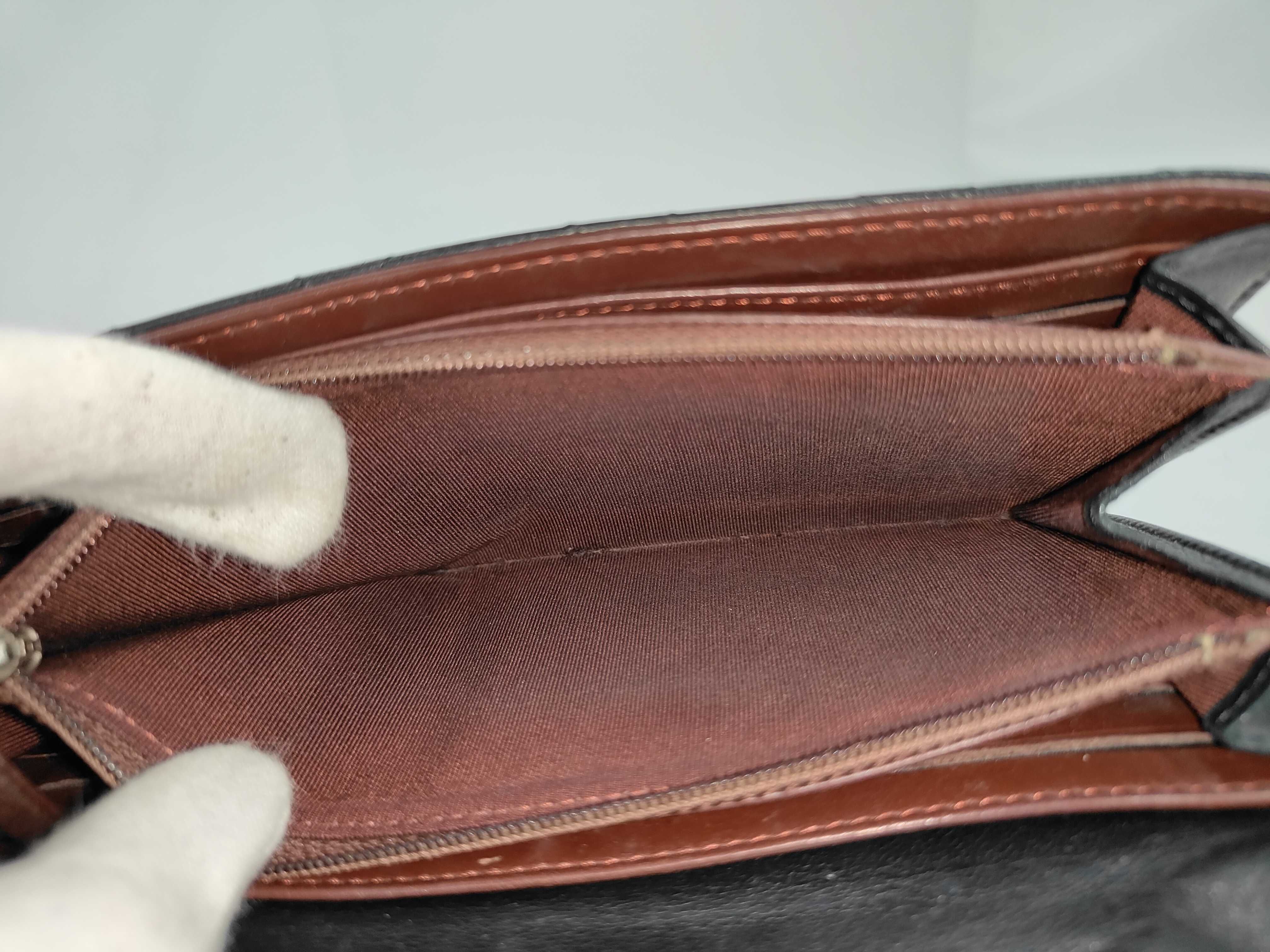Matelassé Bi-fold Long Wallet, Black, Seal 18724390 — view 8