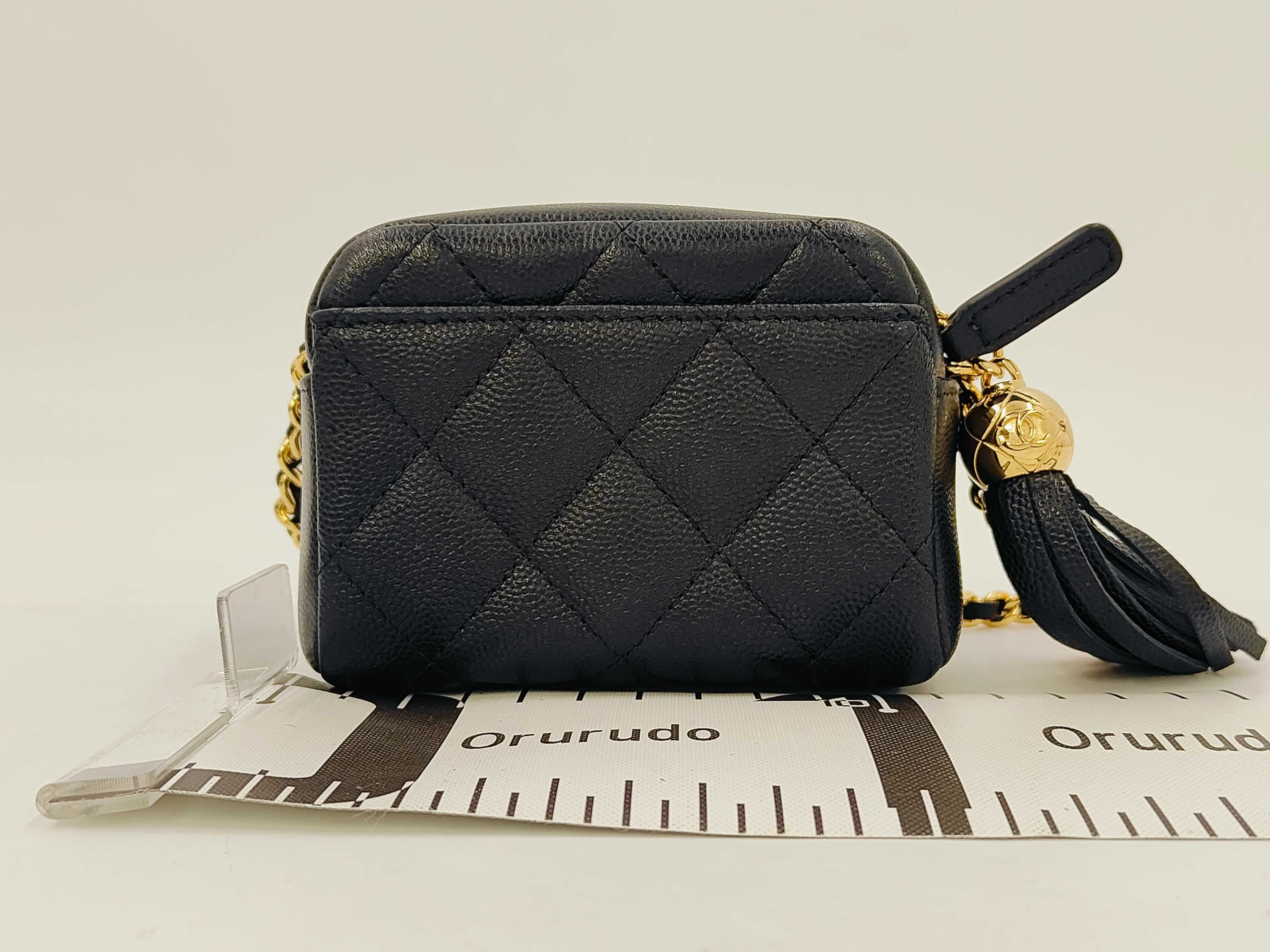 Caviar Skin Mini Camera Case Shoulder Bag — view 2