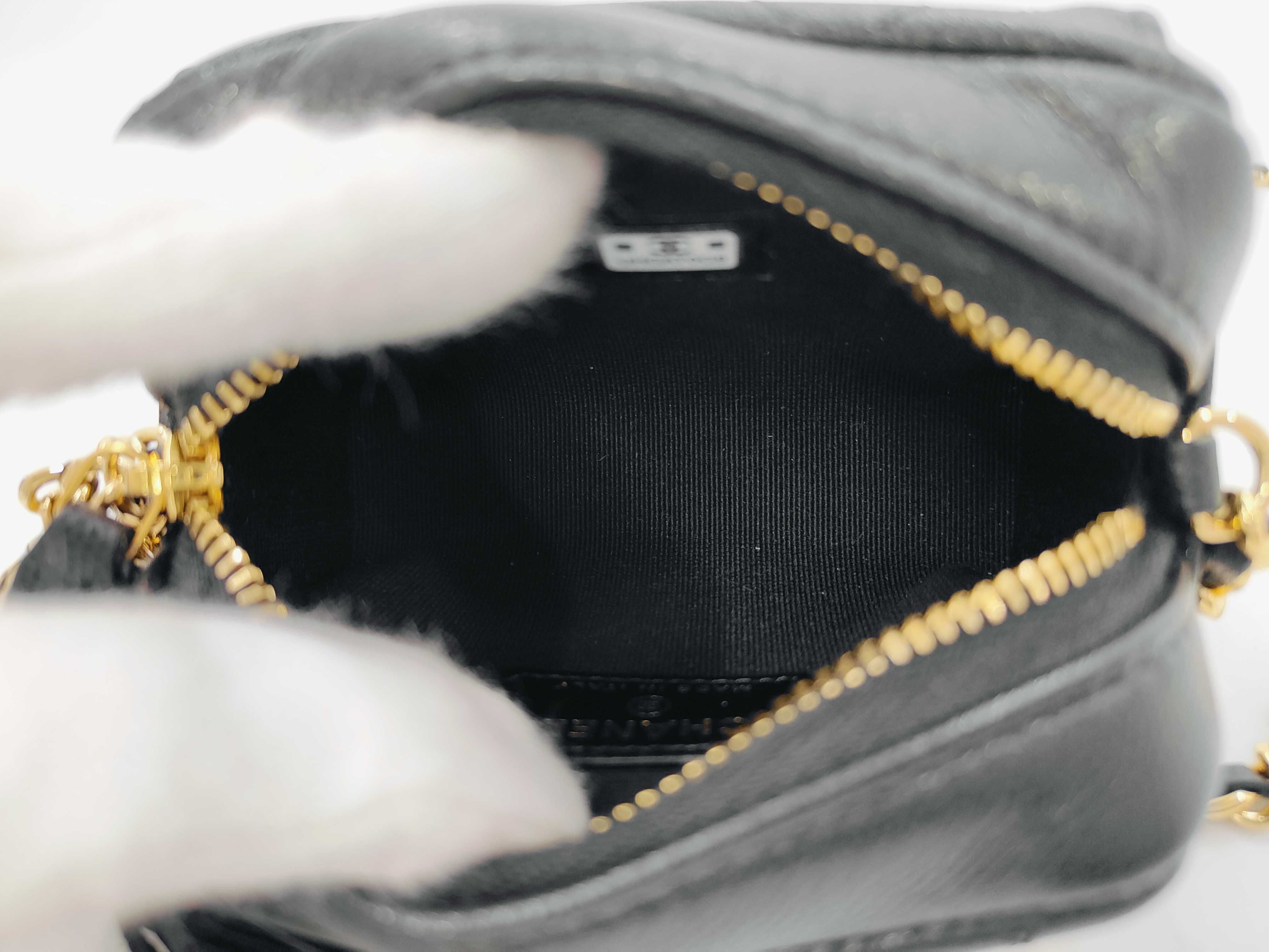 Caviar Skin Mini Camera Case Shoulder Bag — view 6