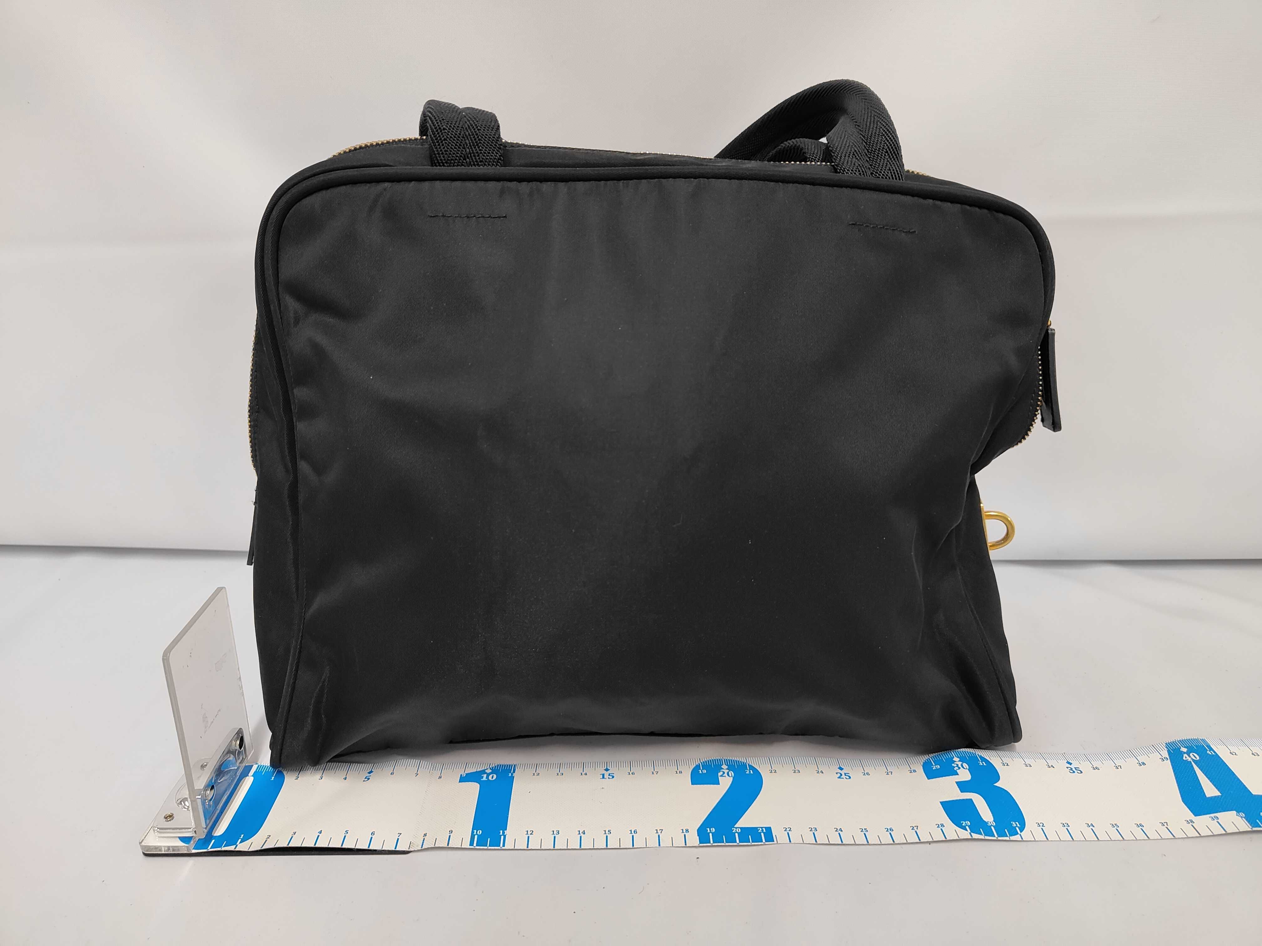 Nylon Triangle Logo Handbag — view 2