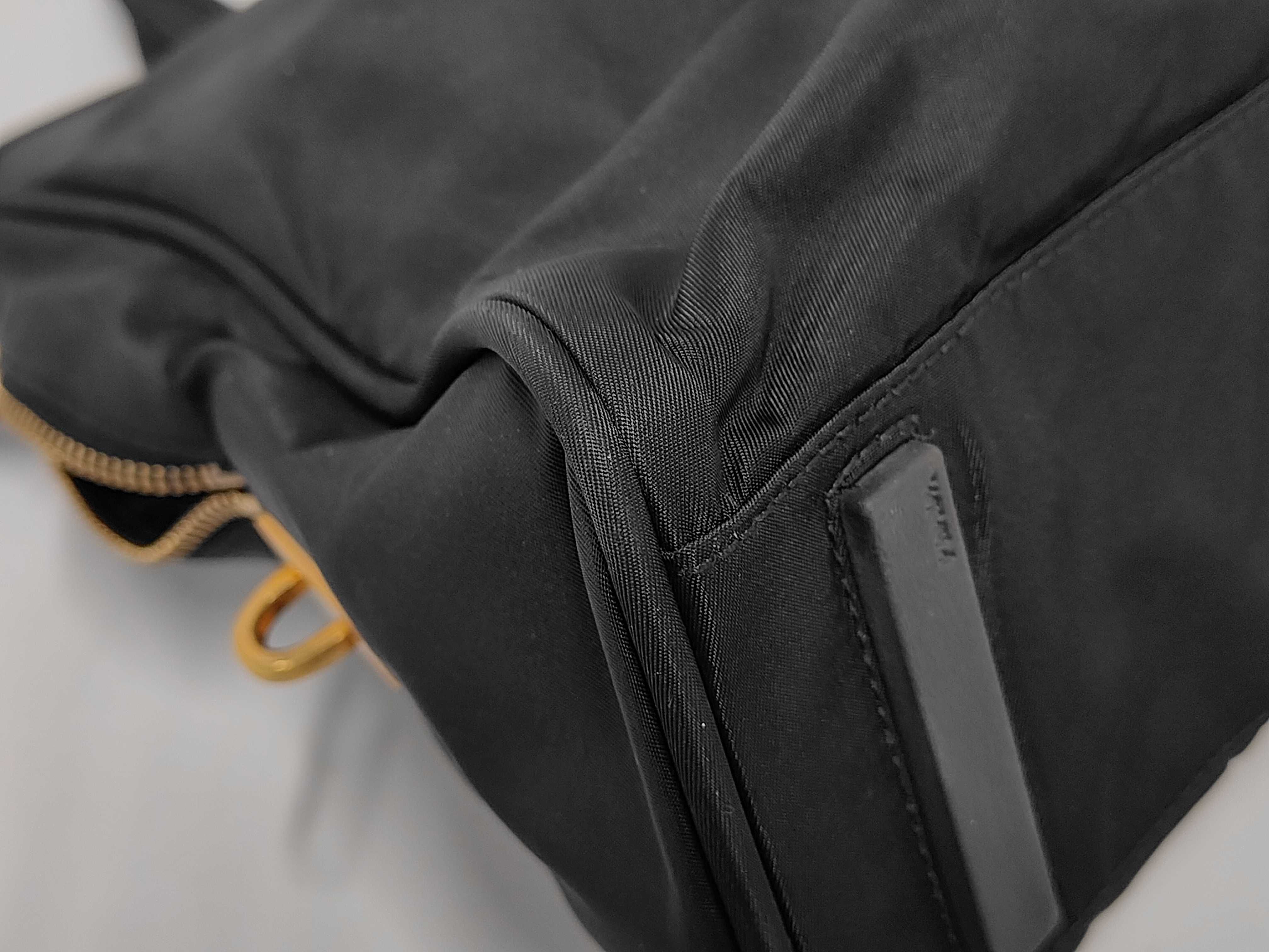 Nylon Triangle Logo Handbag — view 4