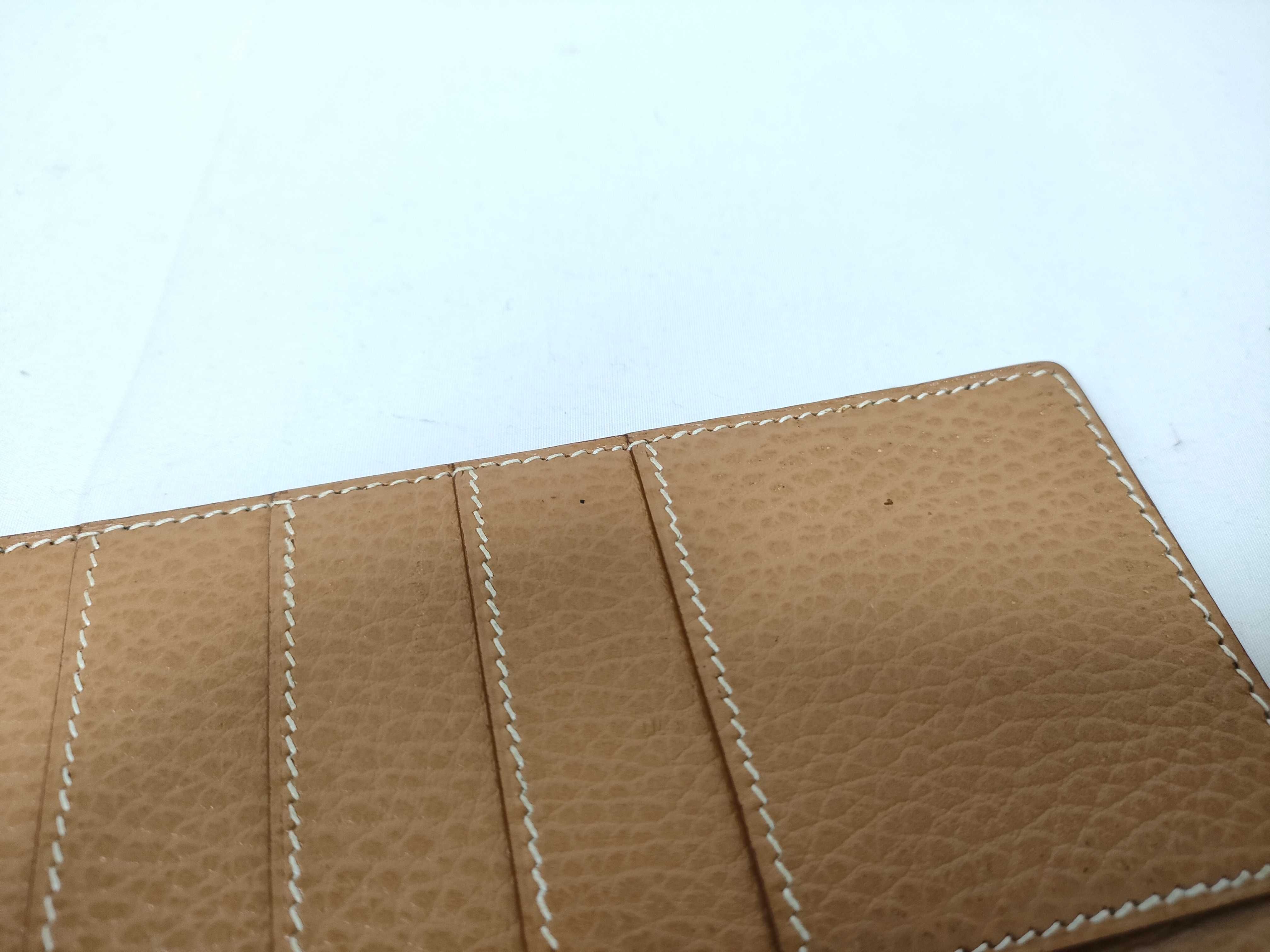 MC2 Fleming Brown Taurillon Clemence Bi-fold Wallet Long Wallet Billfold — view 14