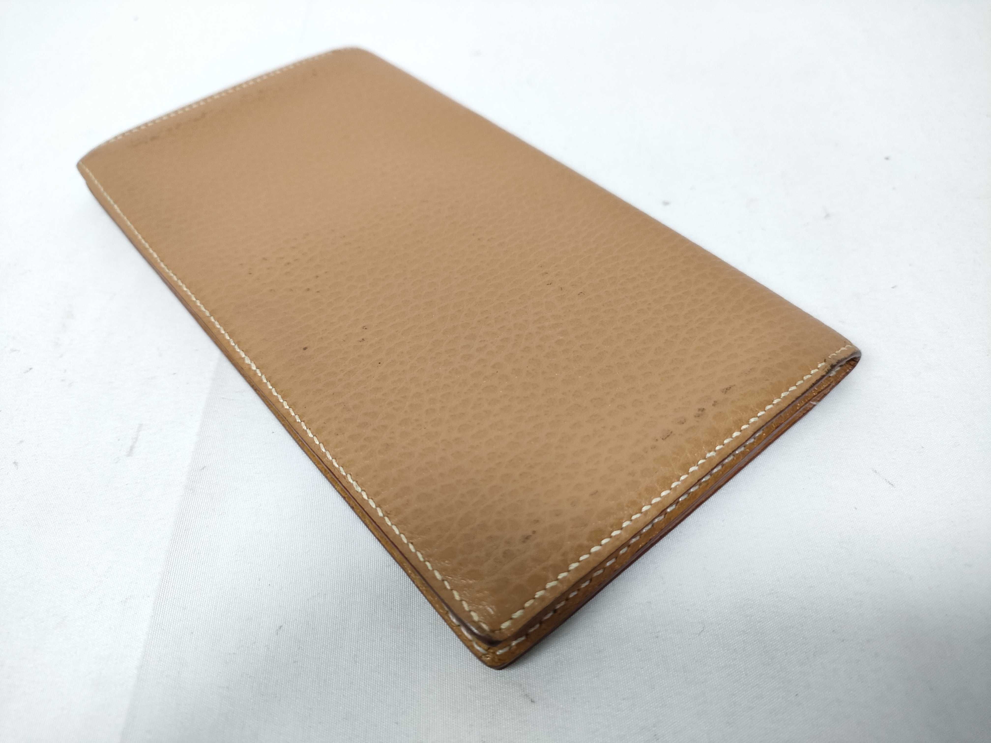 MC2 Fleming Brown Taurillon Clemence Bi-fold Wallet Long Wallet Billfold — view 4