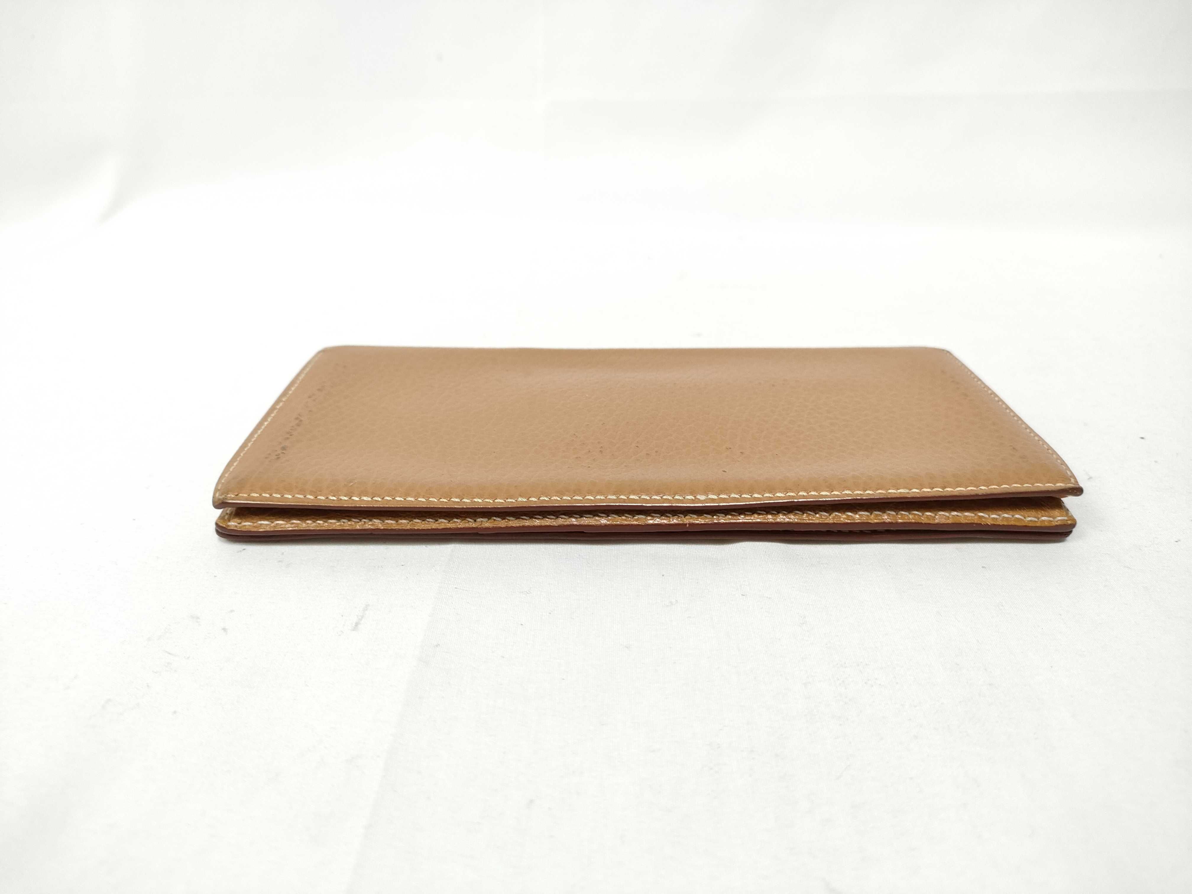 MC2 Fleming Brown Taurillon Clemence Bi-fold Wallet Long Wallet Billfold — view 6
