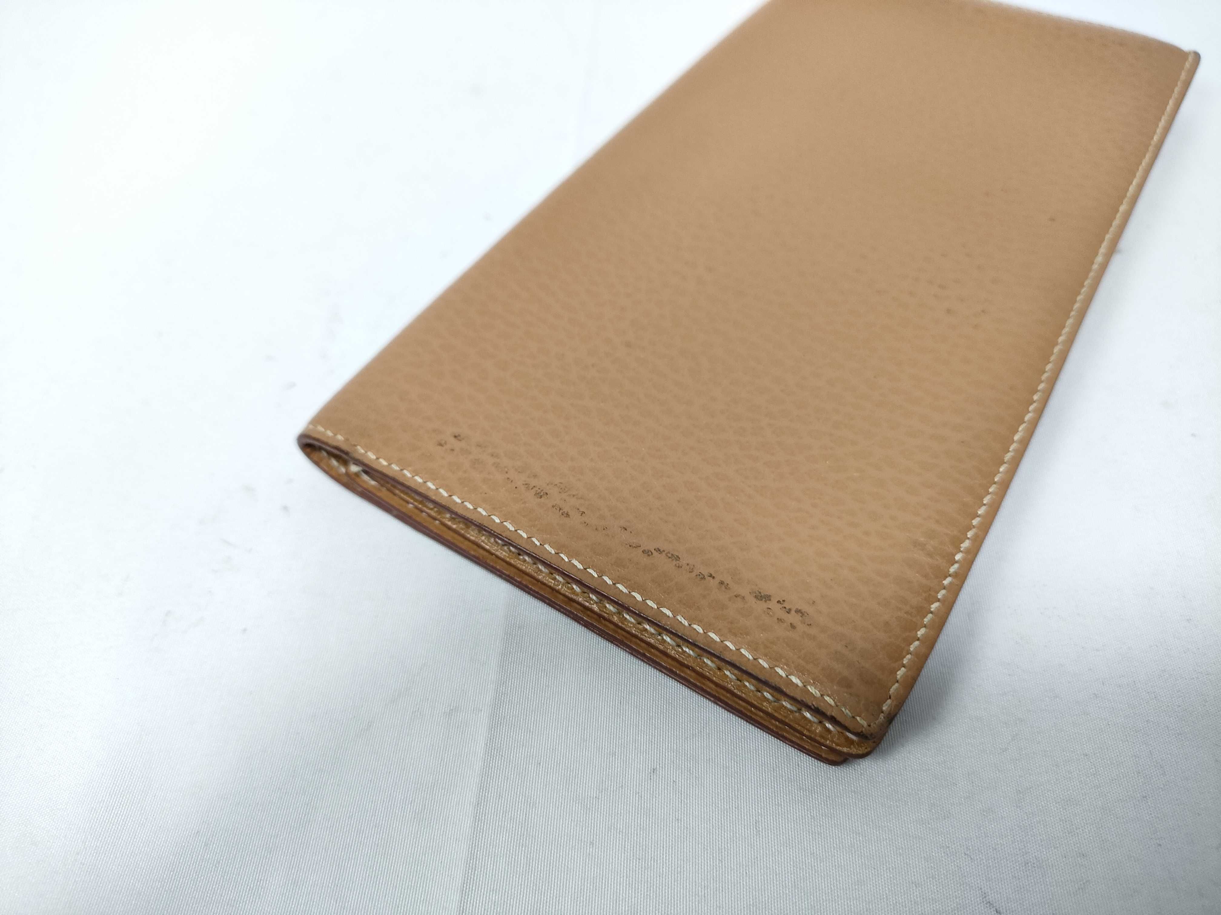 MC2 Fleming Brown Taurillon Clemence Bi-fold Wallet Long Wallet Billfold — view 7
