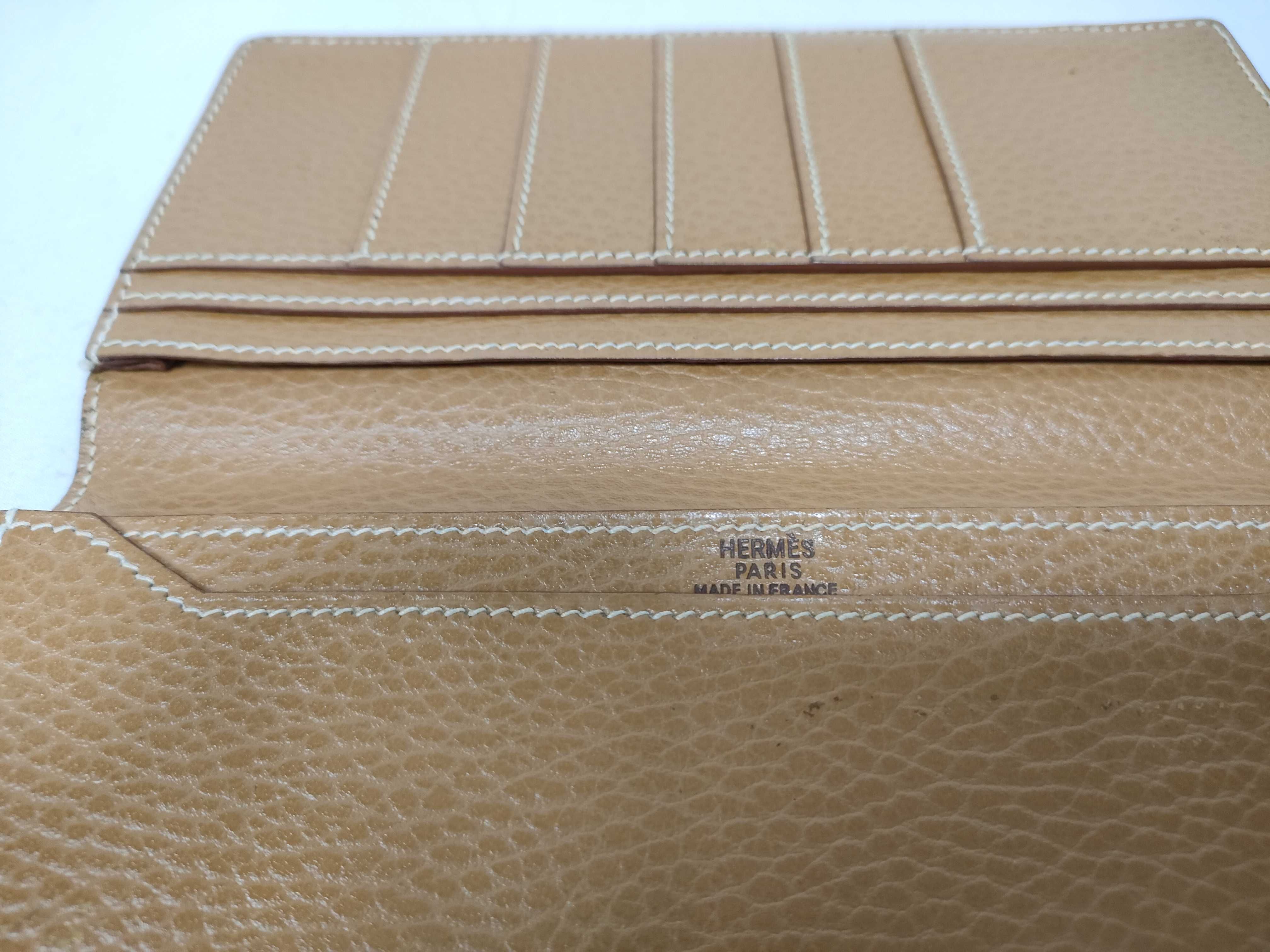 MC2 Fleming Brown Taurillon Clemence Bi-fold Wallet Long Wallet Billfold — view 10