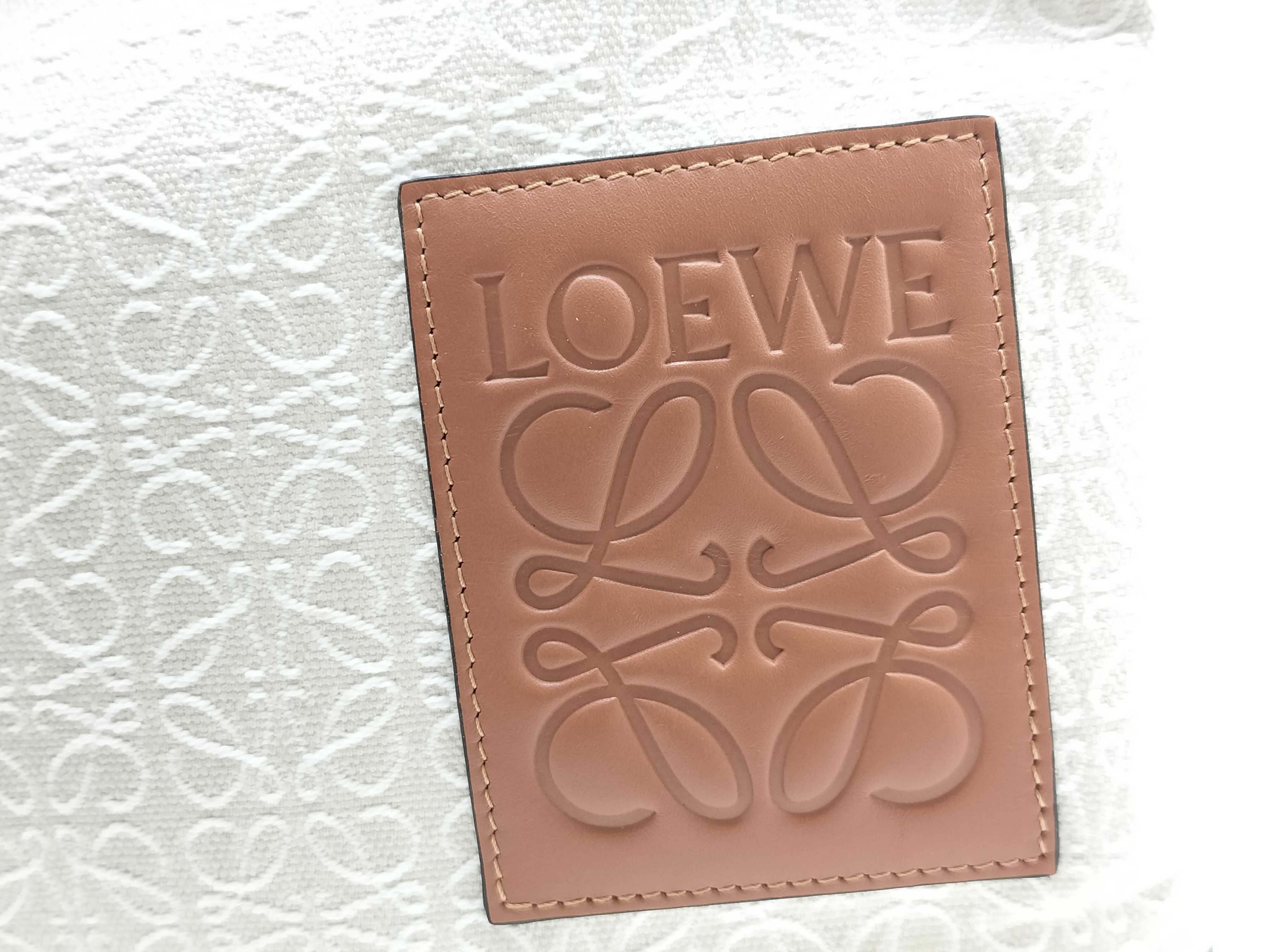 (Loewe) Clutch Bag Pouch for Women, Oblong Pouch, Anagram Jacquard & Calfskin Pouch — view 9