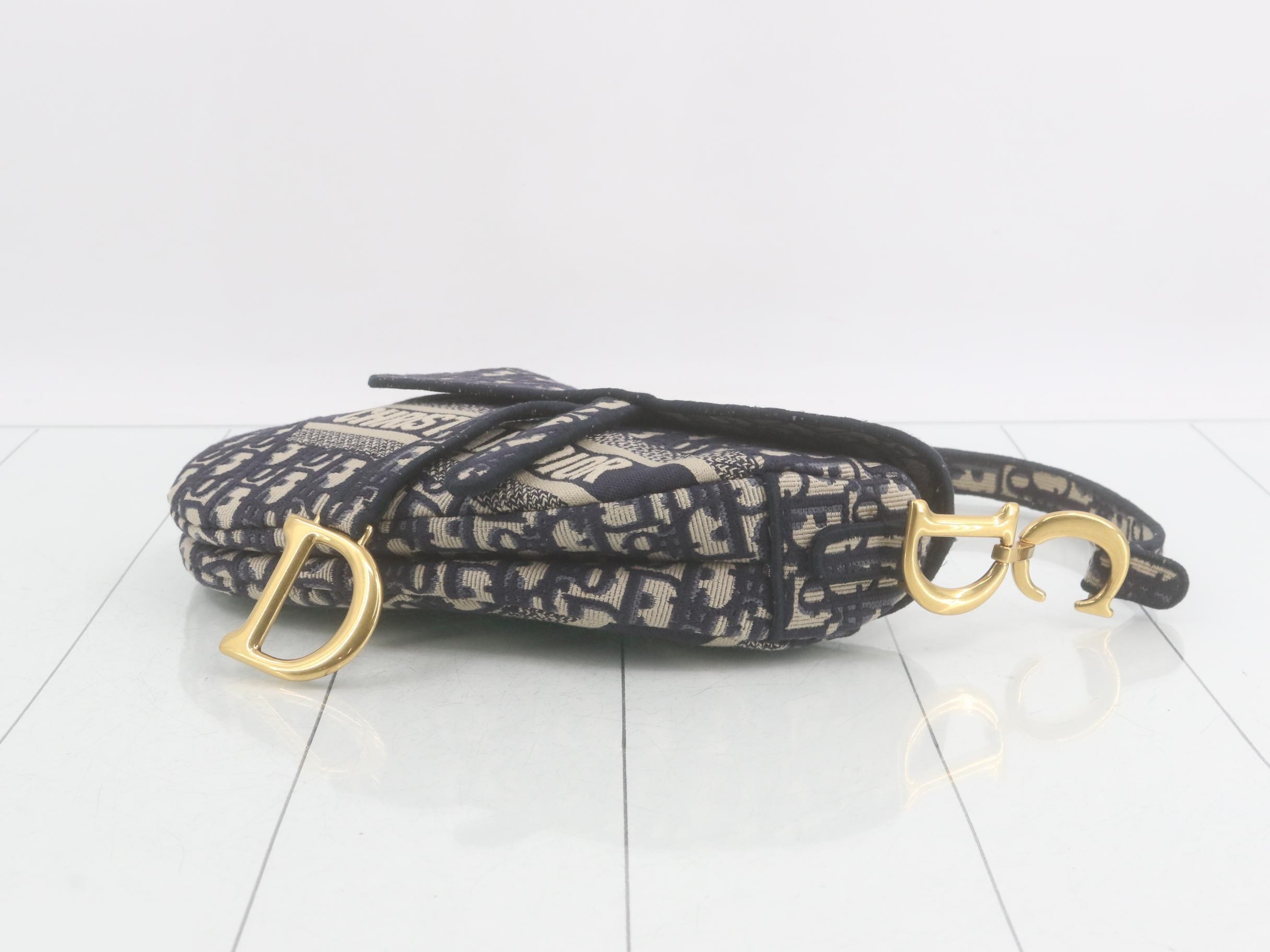 Saddlebag, Oblique Embroidery, One-Shoulder Bag — view 6