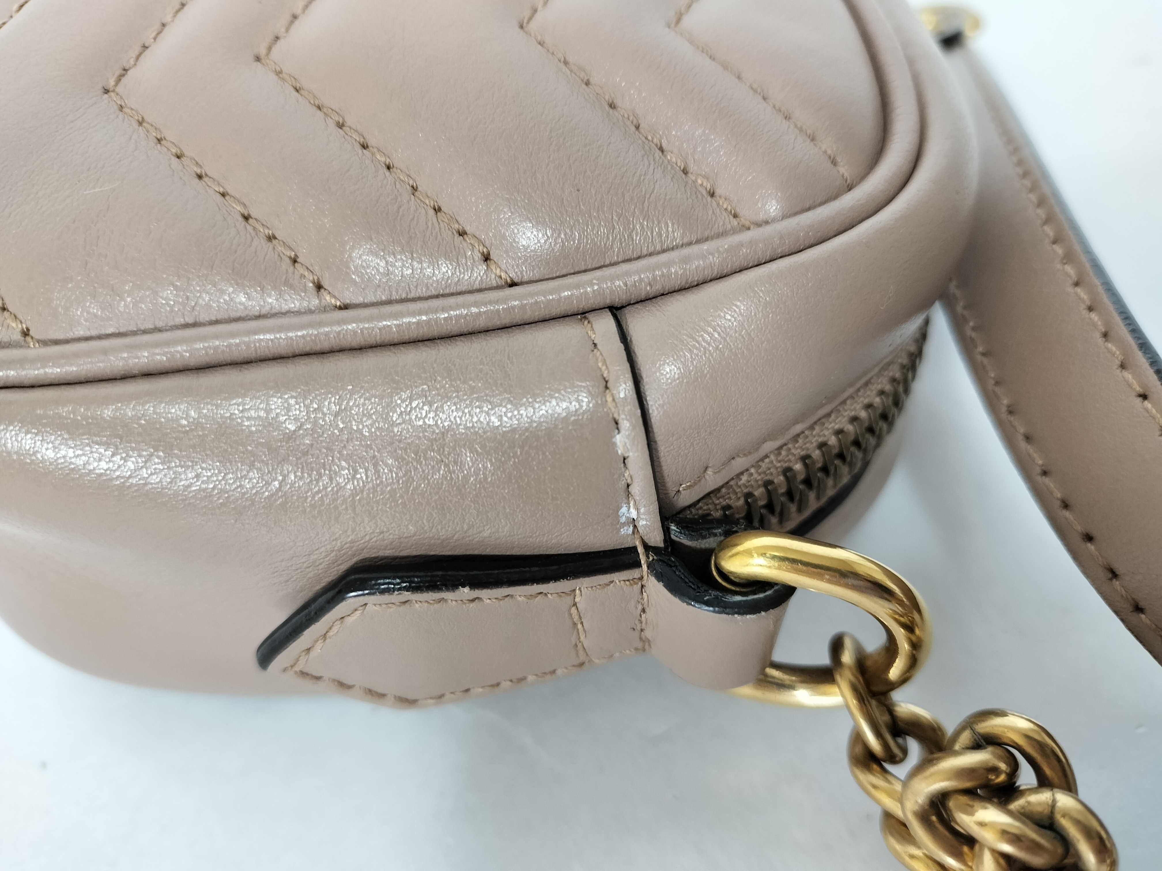Matelasse Leather Camera Bag Shoulder Bag — view 5