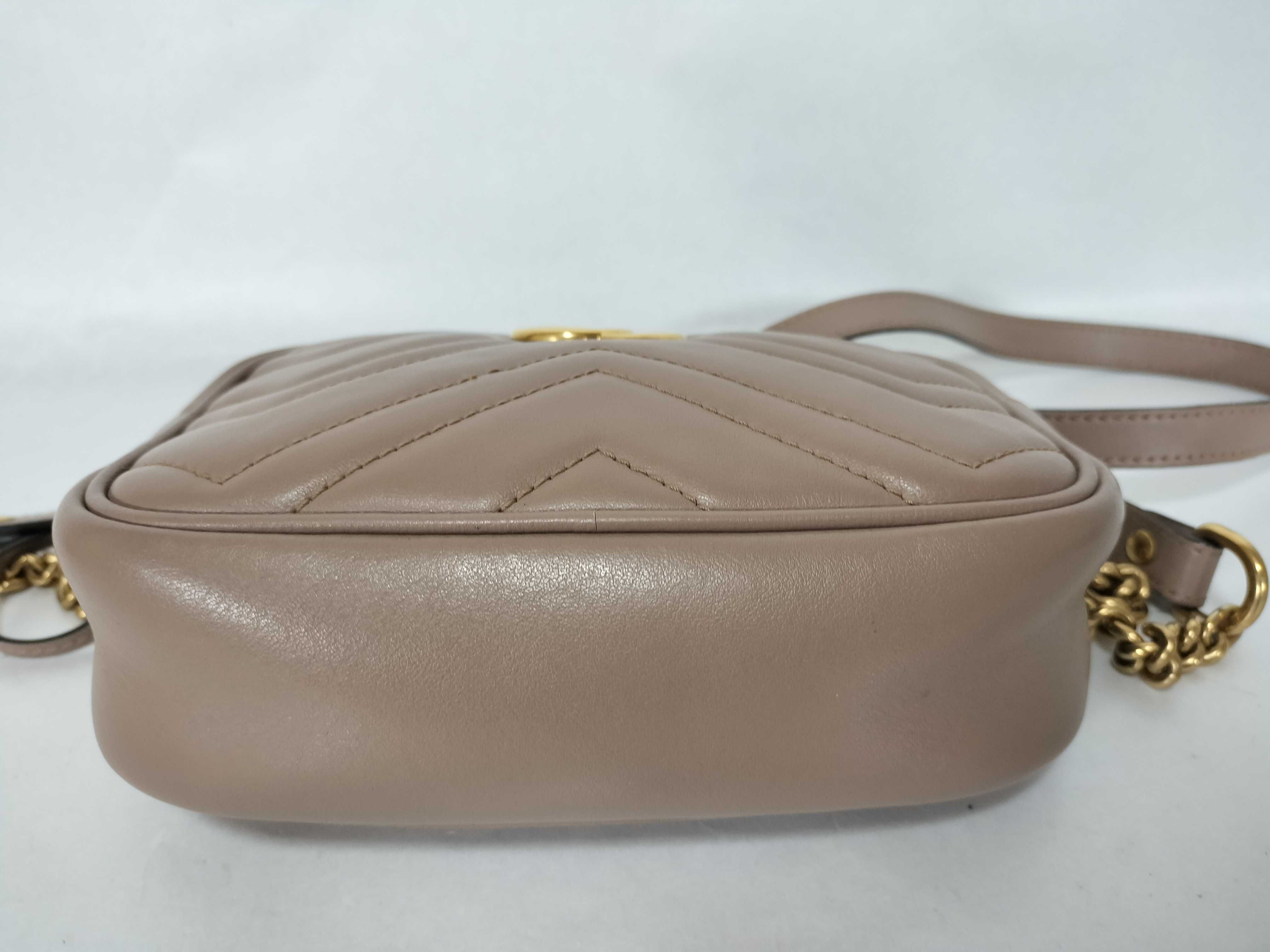 Matelasse Leather Camera Bag Shoulder Bag — view 7