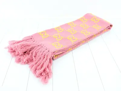 New tag Gucci GG jacquard scarf