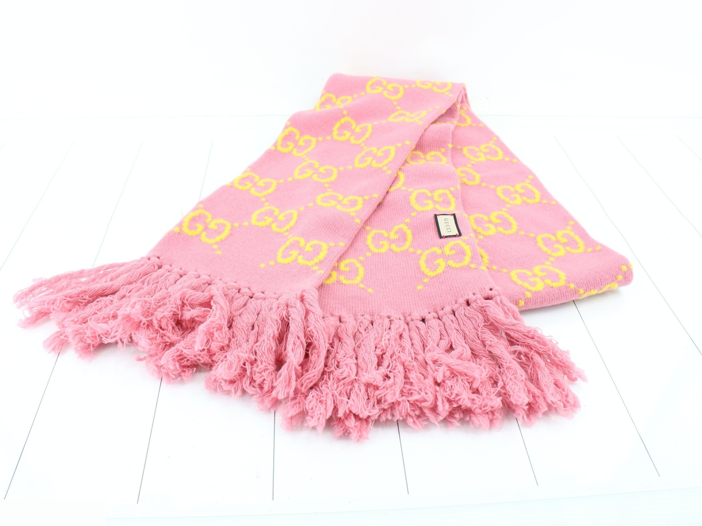New tag Gucci GG jacquard scarf — view 2