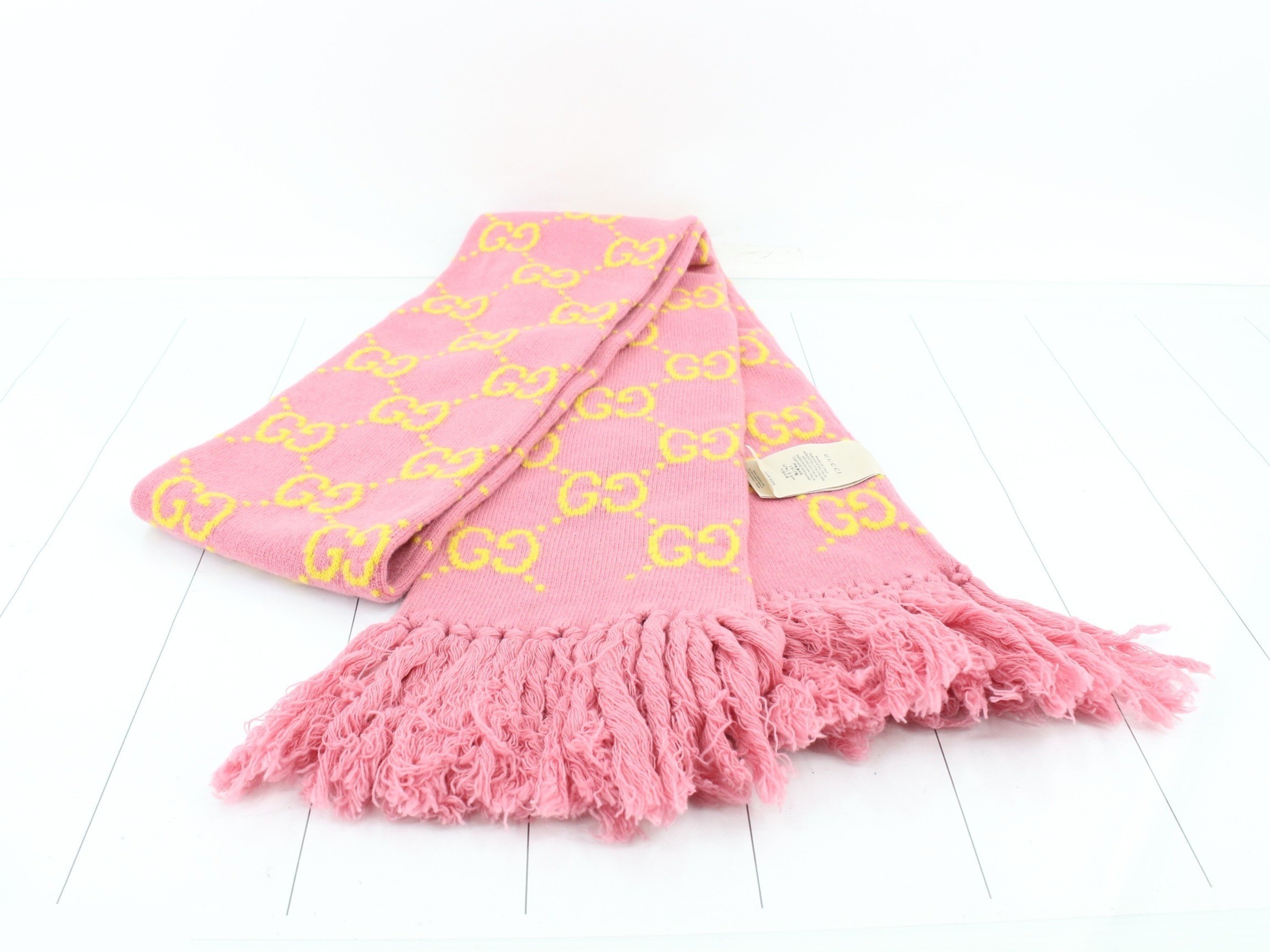 New tag Gucci GG jacquard scarf — view 3