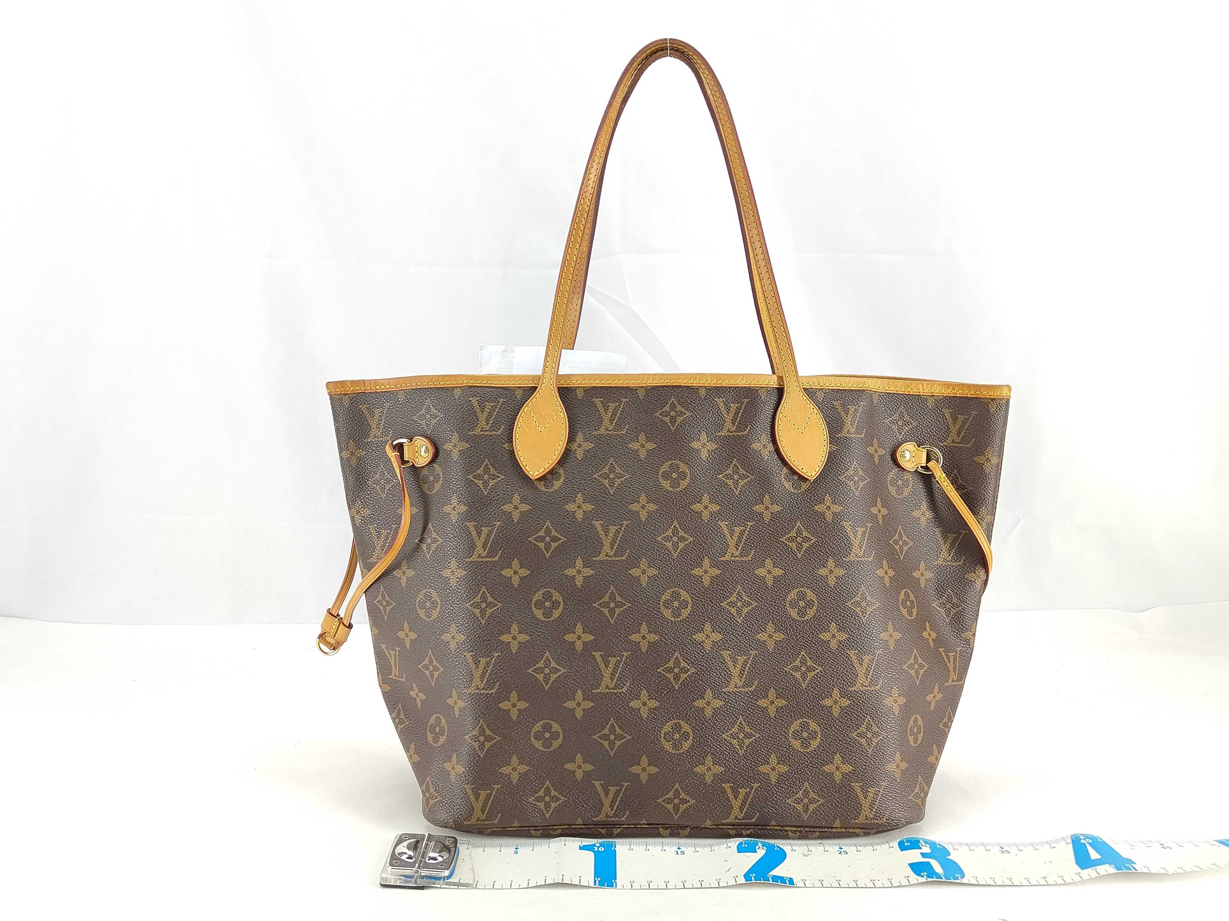 Monogram ID- Neverfull 32 Canvas Brown Totebag GHW SA3100 — view 2