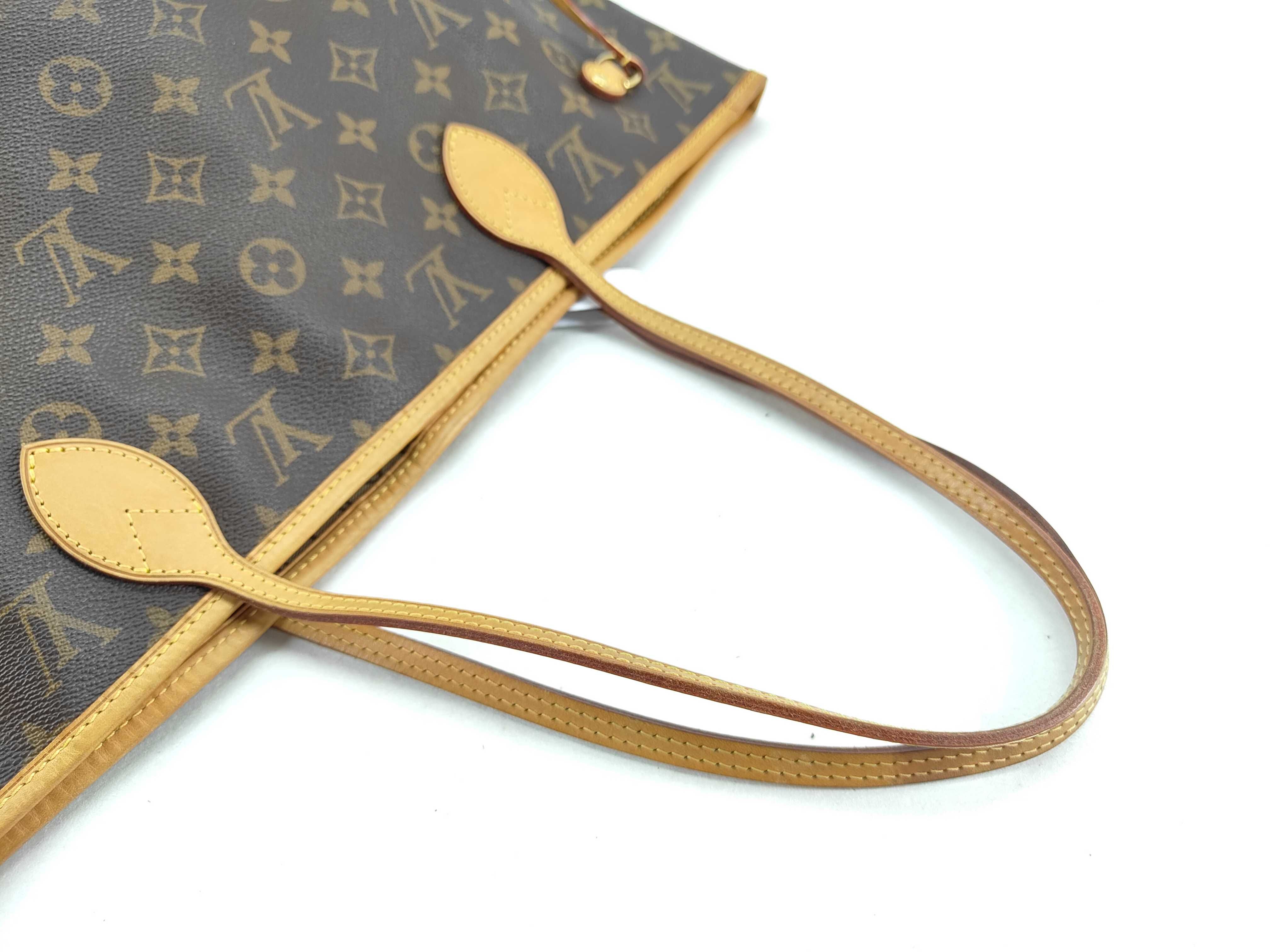 Monogram ID- Neverfull 32 Canvas Brown Totebag GHW SA3100 — view 4
