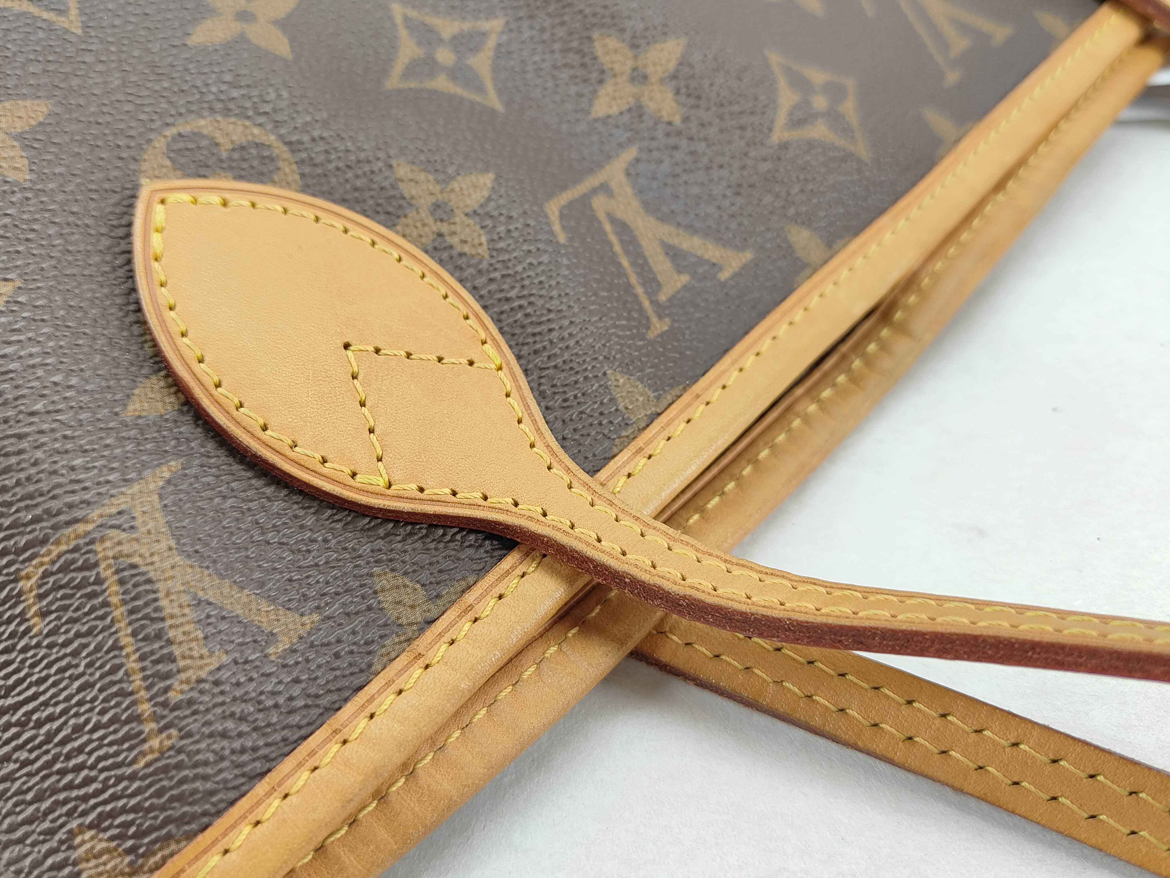 Monogram ID- Neverfull 32 Canvas Brown Totebag GHW SA3100 — view 6