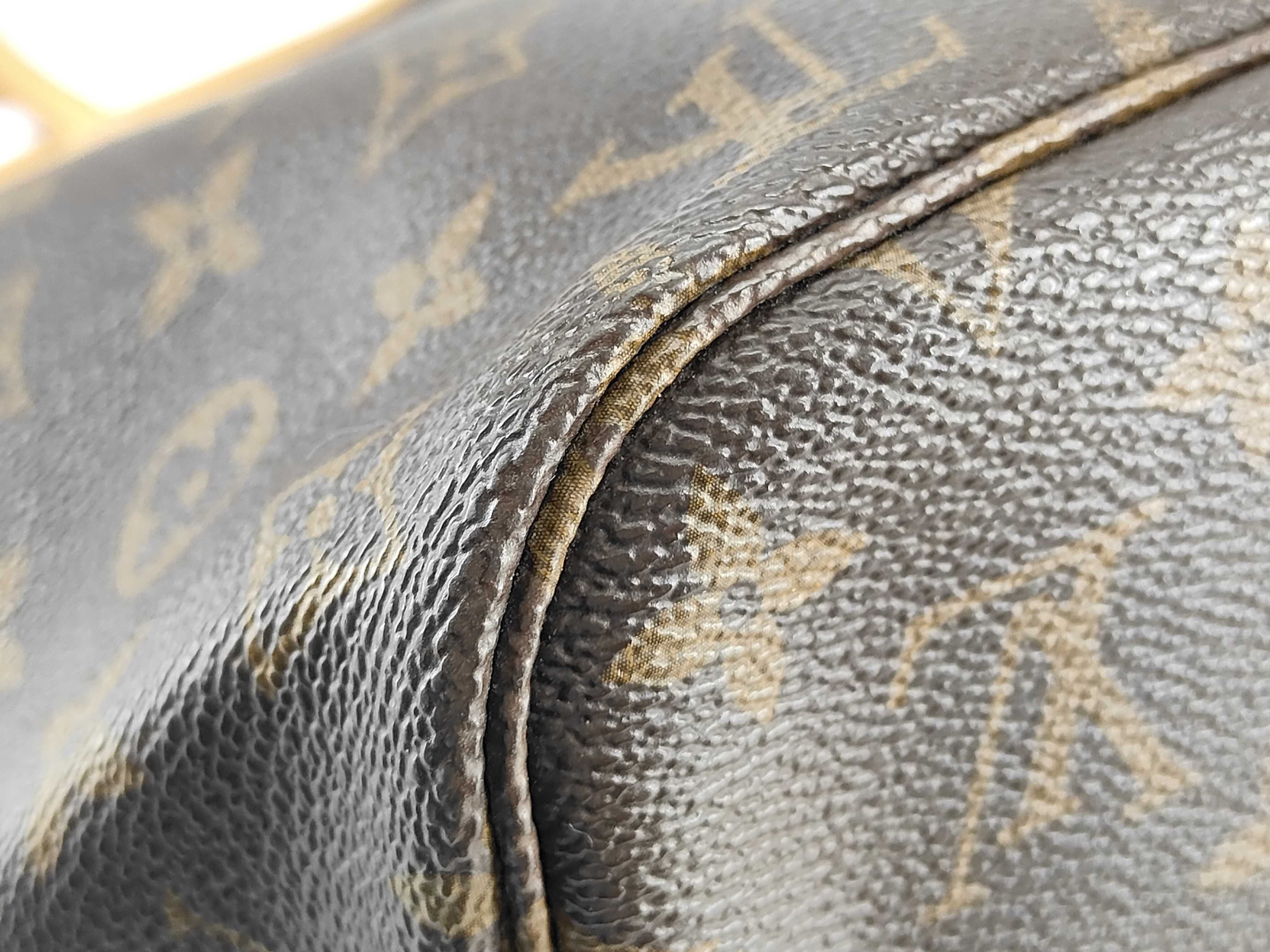 Monogram ID- Neverfull 32 Canvas Brown Totebag GHW SA3100 — view 8