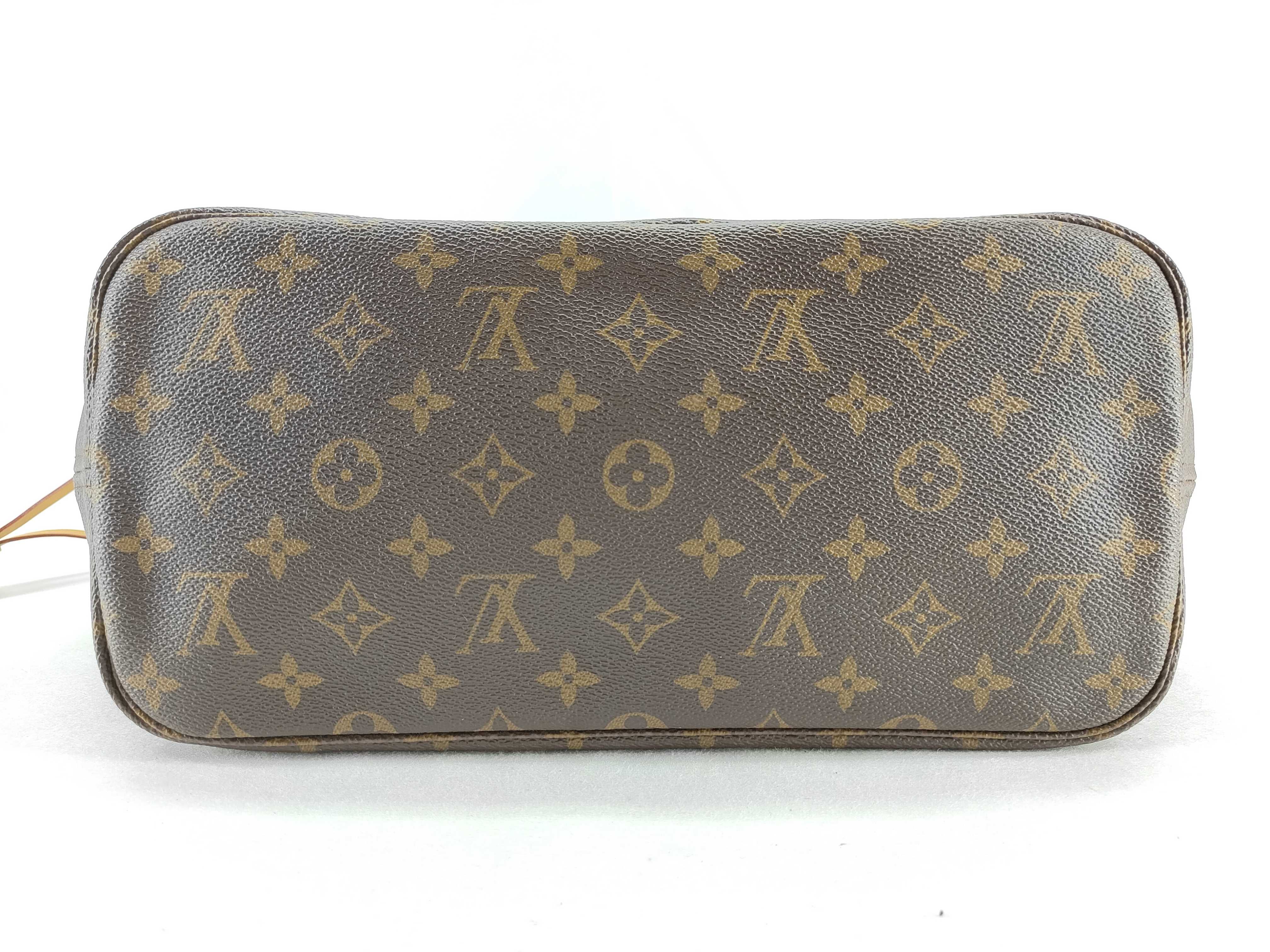 Monogram ID- Neverfull 32 Canvas Brown Totebag GHW SA3100 — view 9