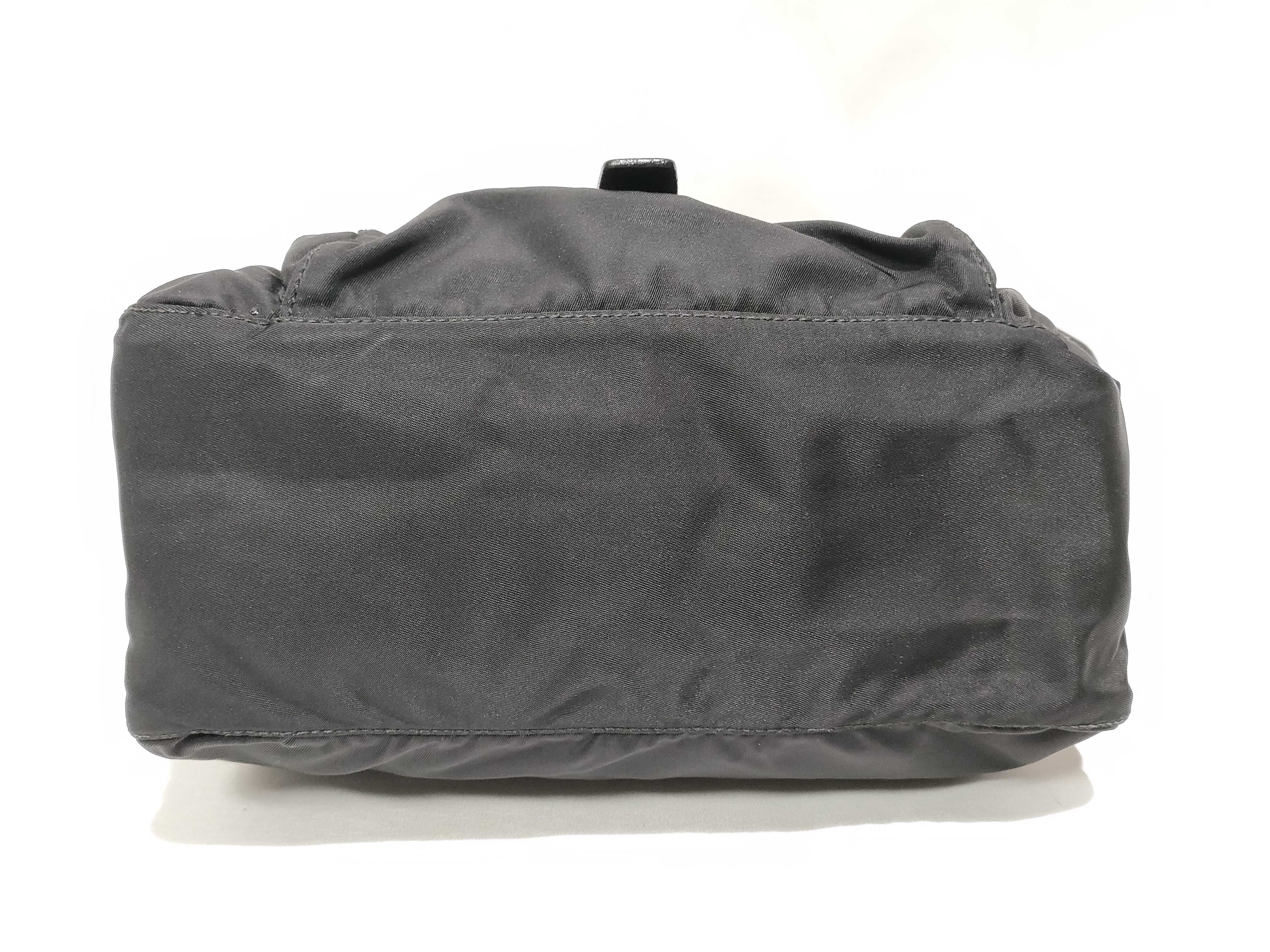Nylon Prada Nylon Triangle Logo Shoulder Bag — view 7