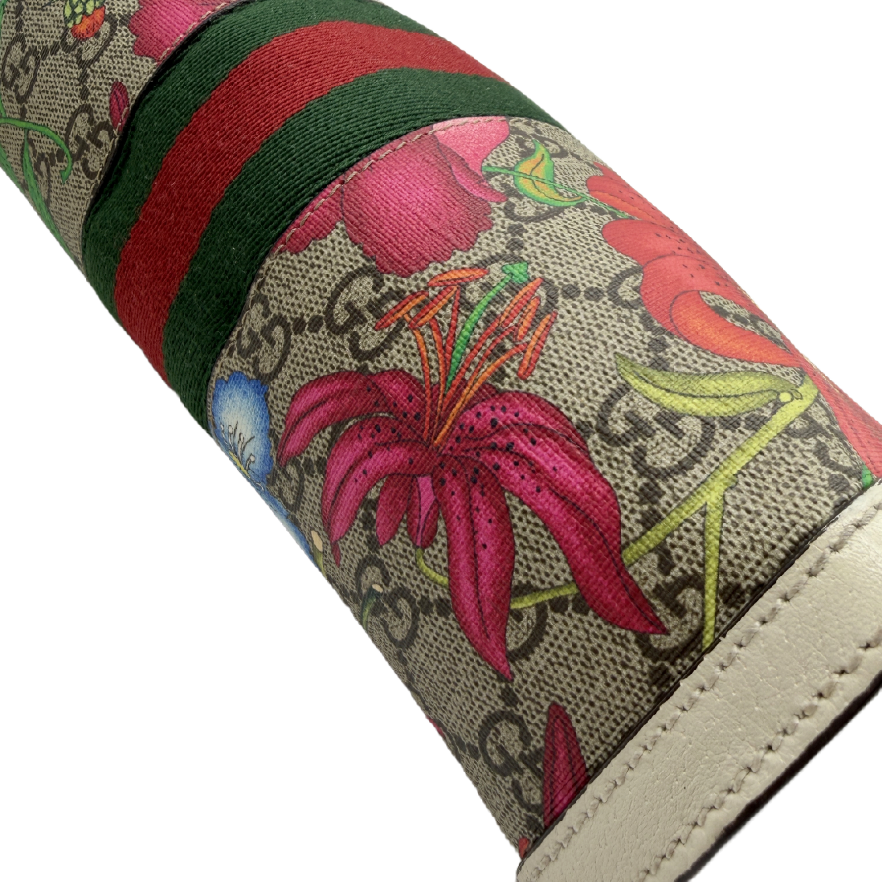 Ophidia GG Supreme Flora Floral Web Line Shoulder Bag — view 5