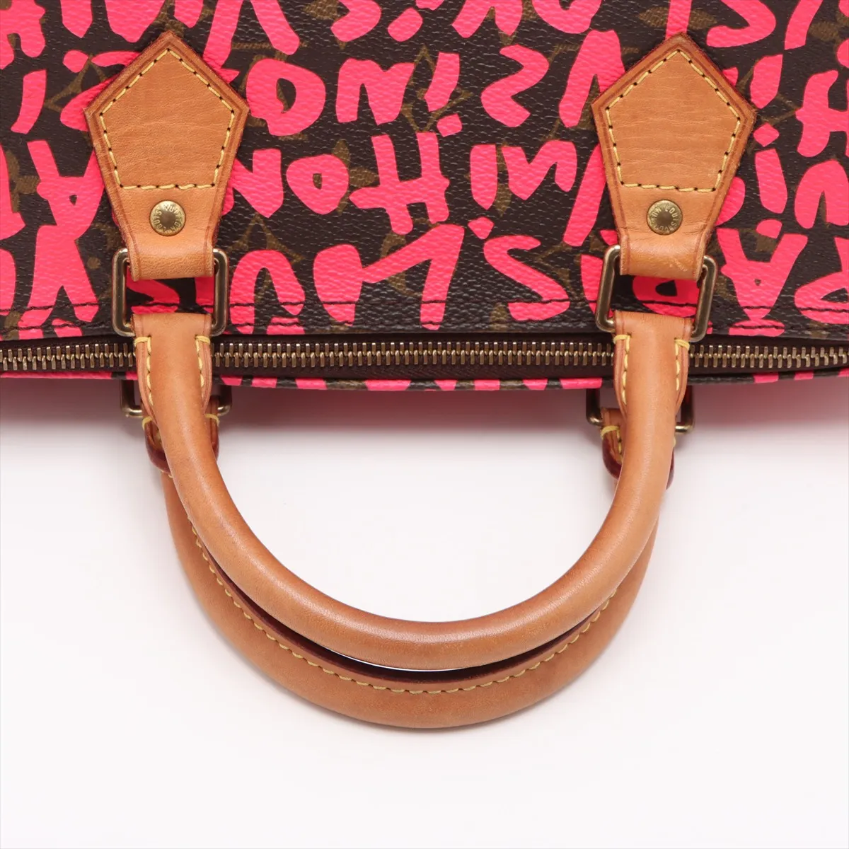 Monogram Graffiti Speedy 30 M93704 AA0049 Brown x Pink — view 5